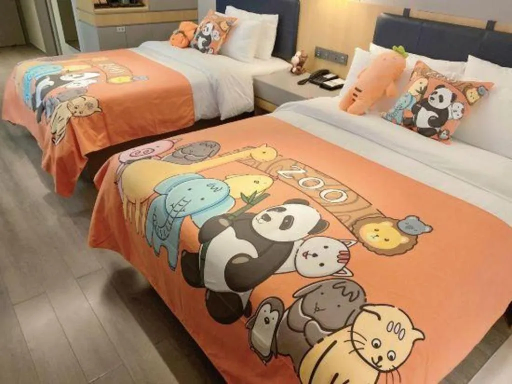 Bed in Home Inn Selected Guangzhou Zhujiang New Town Wuyangcun Metro Station