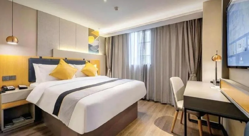 Bed in Home Inn Selected Guangzhou Zhujiang New Town Wuyangcun Metro Station