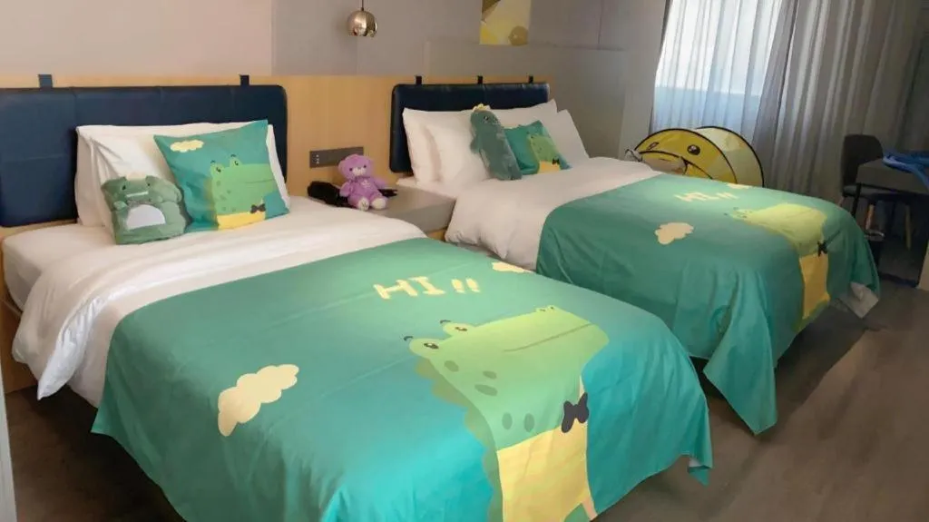 Bed in Home Inn Selected Guangzhou Zhujiang New Town Wuyangcun Metro Station