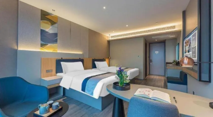 Bed in Home Inn Selected Guangzhou Zhujiang New Town Wuyangcun Metro Station