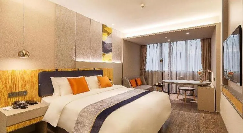 Bed in Home Inn Selected Guangzhou Zhujiang New Town Wuyangcun Metro Station