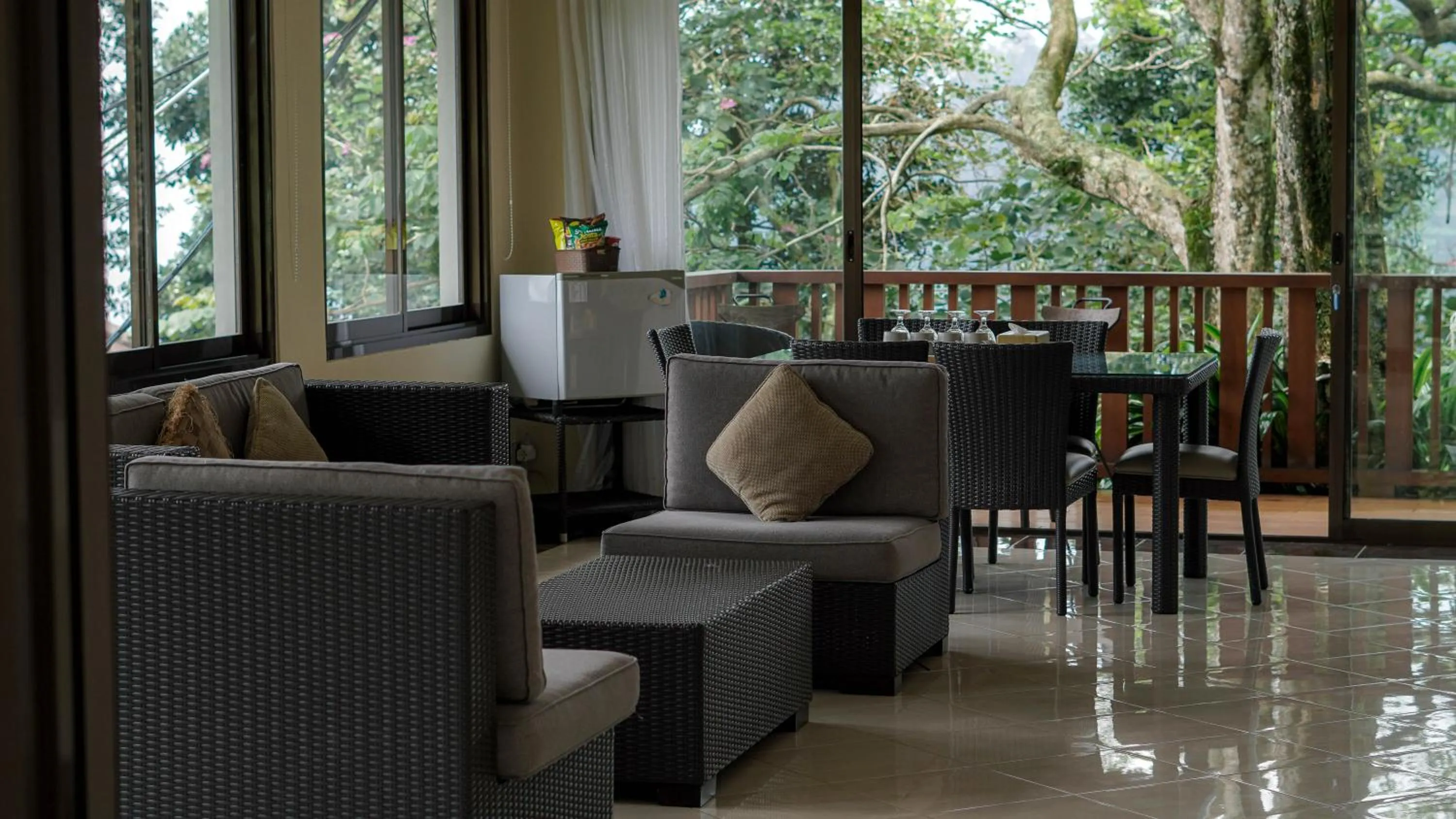 Living room in Damar Langit Resort