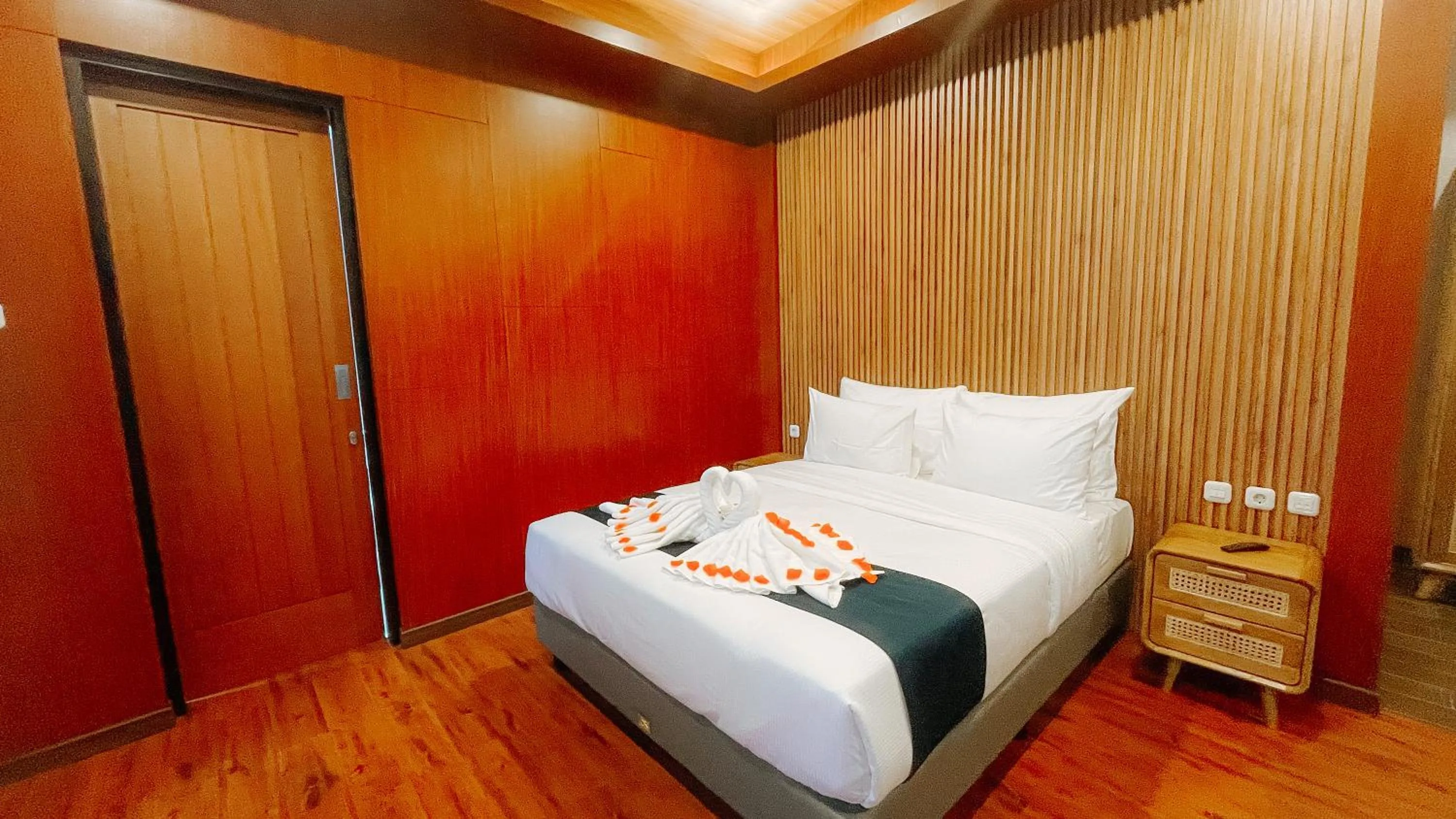 Bed in Damar Langit Resort