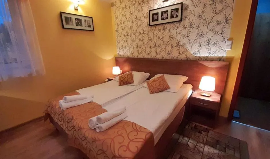 Bed in Pensjonat Zielone Wzgórze w Bolesławowie