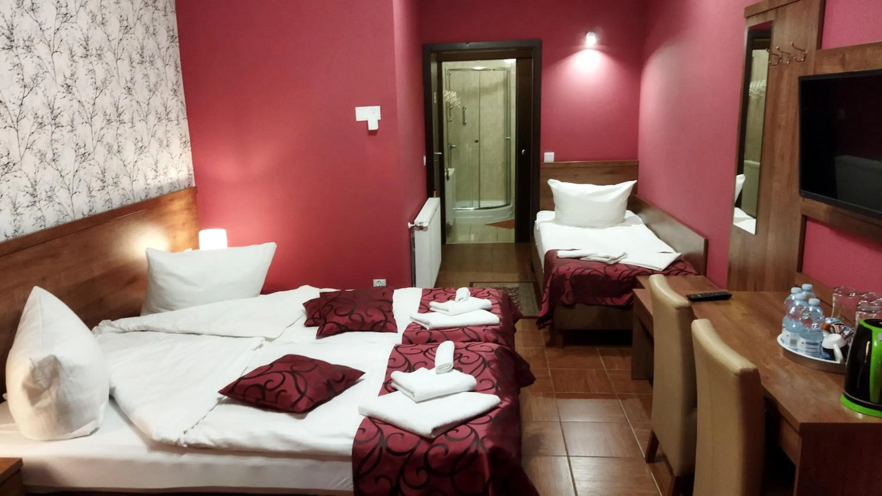 Bed in Pensjonat Zielone Wzgórze w Bolesławowie