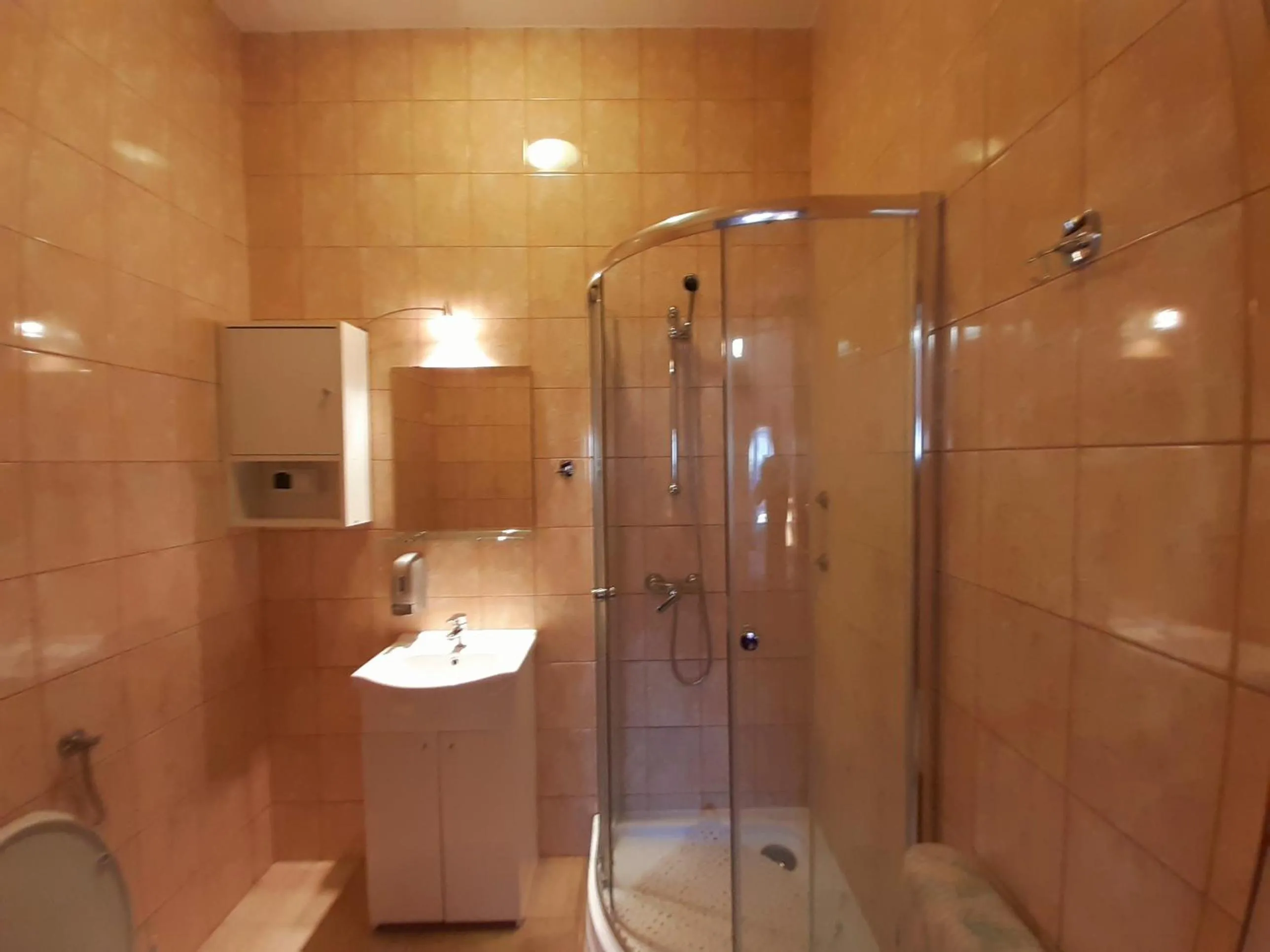 Shower in Pensjonat Zielone Wzgórze w Bolesławowie