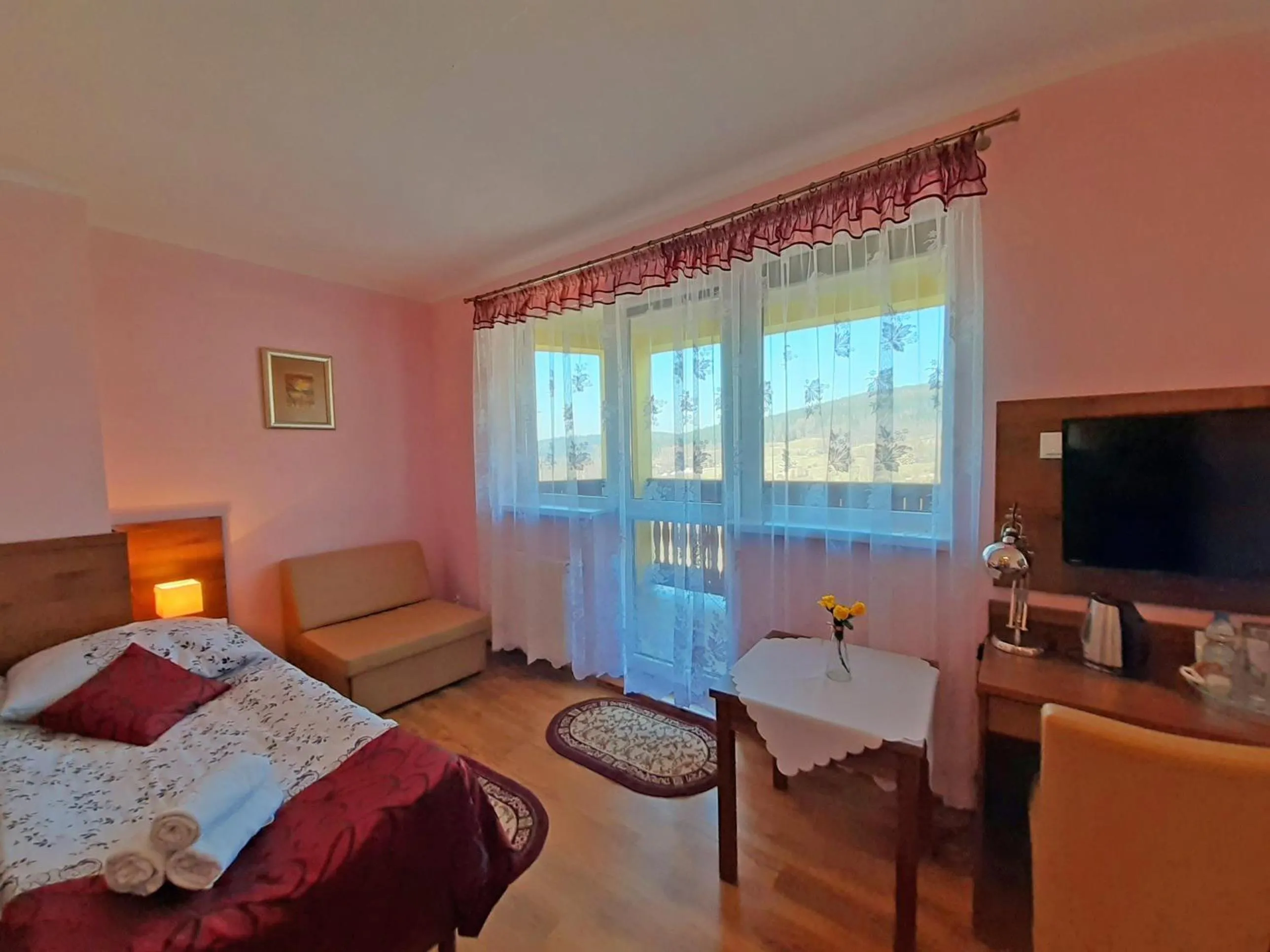 Bed in Pensjonat Zielone Wzgórze w Bolesławowie