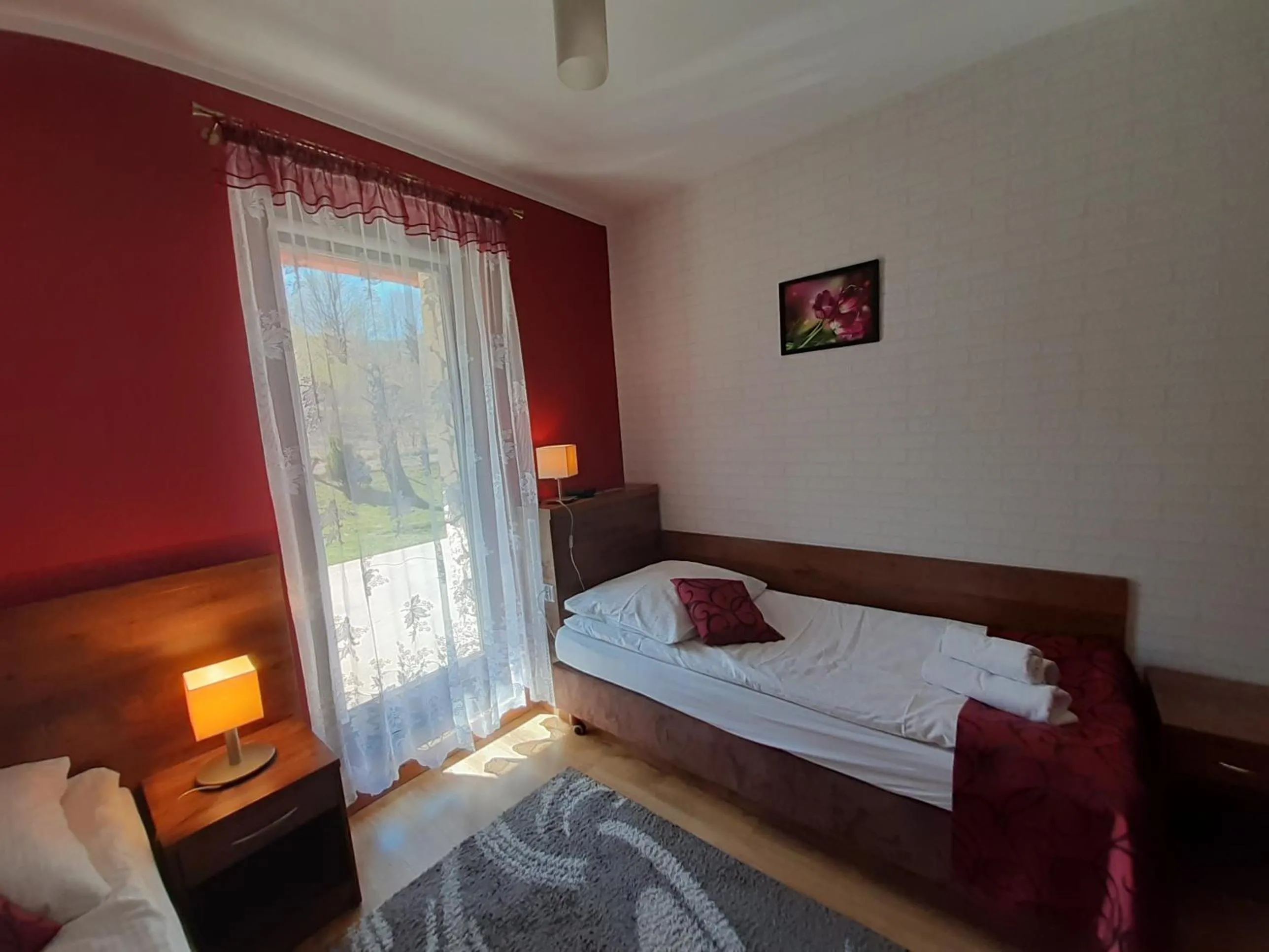 Bed in Pensjonat Zielone Wzgórze w Bolesławowie