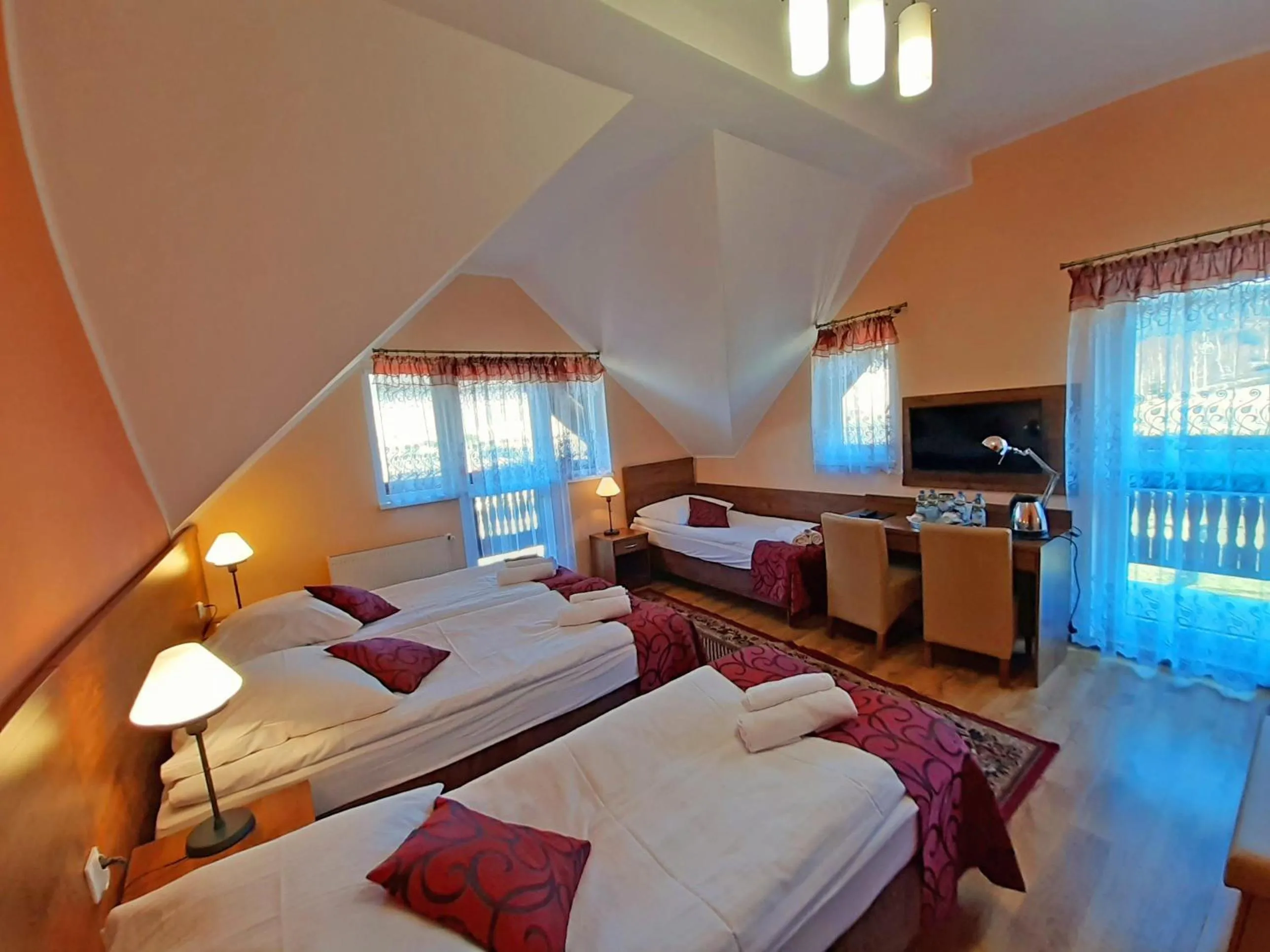Bed in Pensjonat Zielone Wzgórze w Bolesławowie