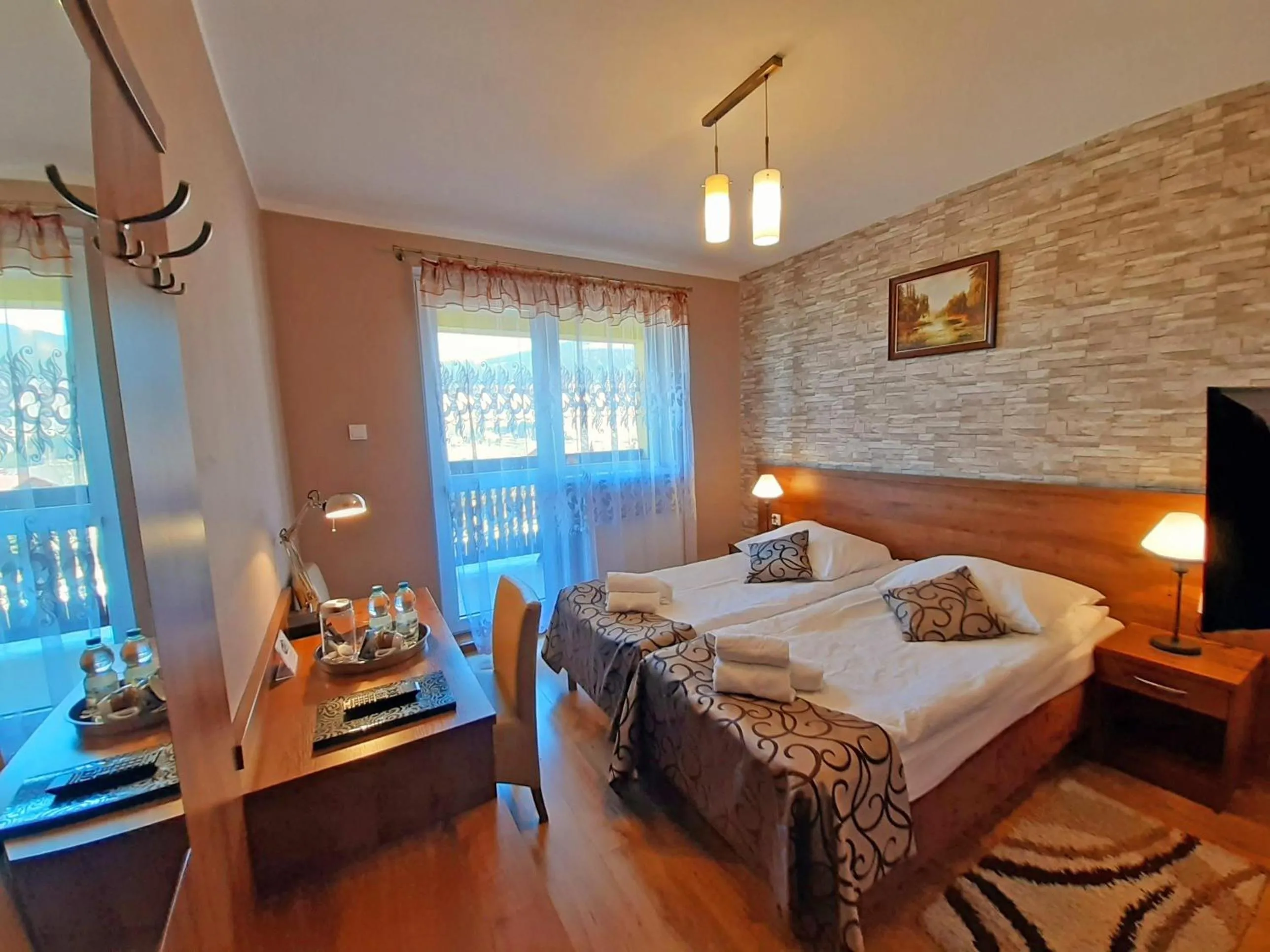 Photo of the whole room, Bed in Pensjonat Zielone Wzgórze w Bolesławowie