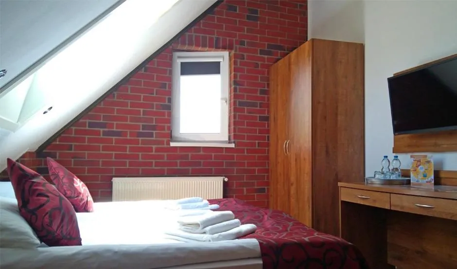 Bed in Pensjonat Zielone Wzgórze w Bolesławowie