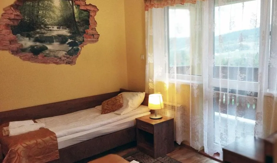 Bed in Pensjonat Zielone Wzgórze w Bolesławowie