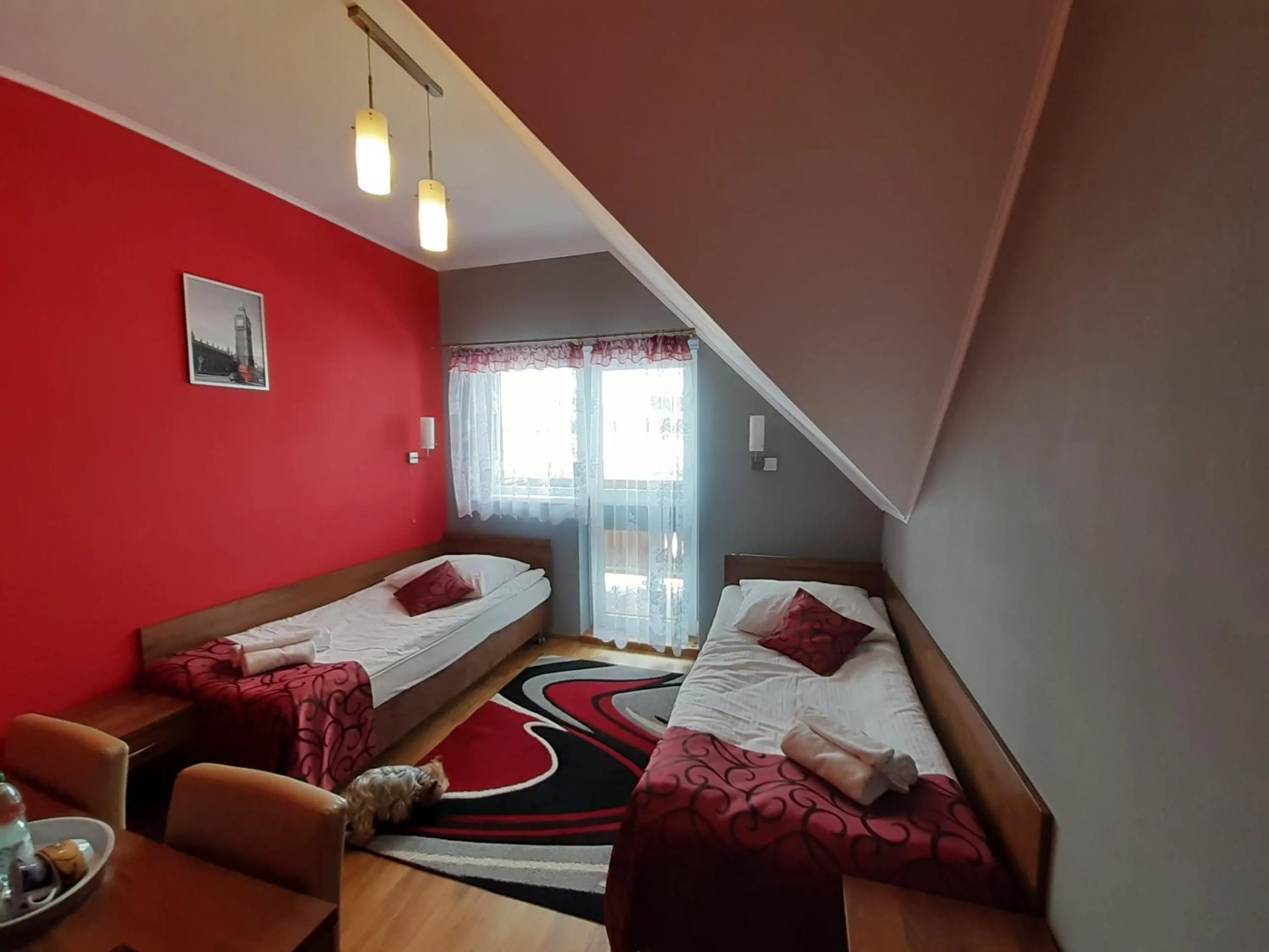 Bed in Pensjonat Zielone Wzgórze w Bolesławowie