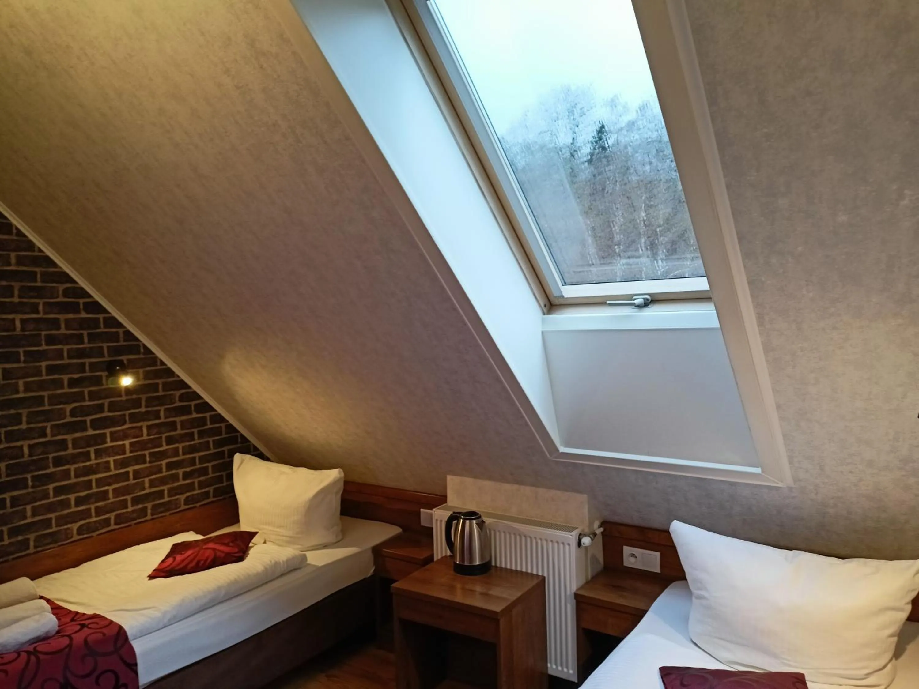 Bed in Pensjonat Zielone Wzgórze w Bolesławowie
