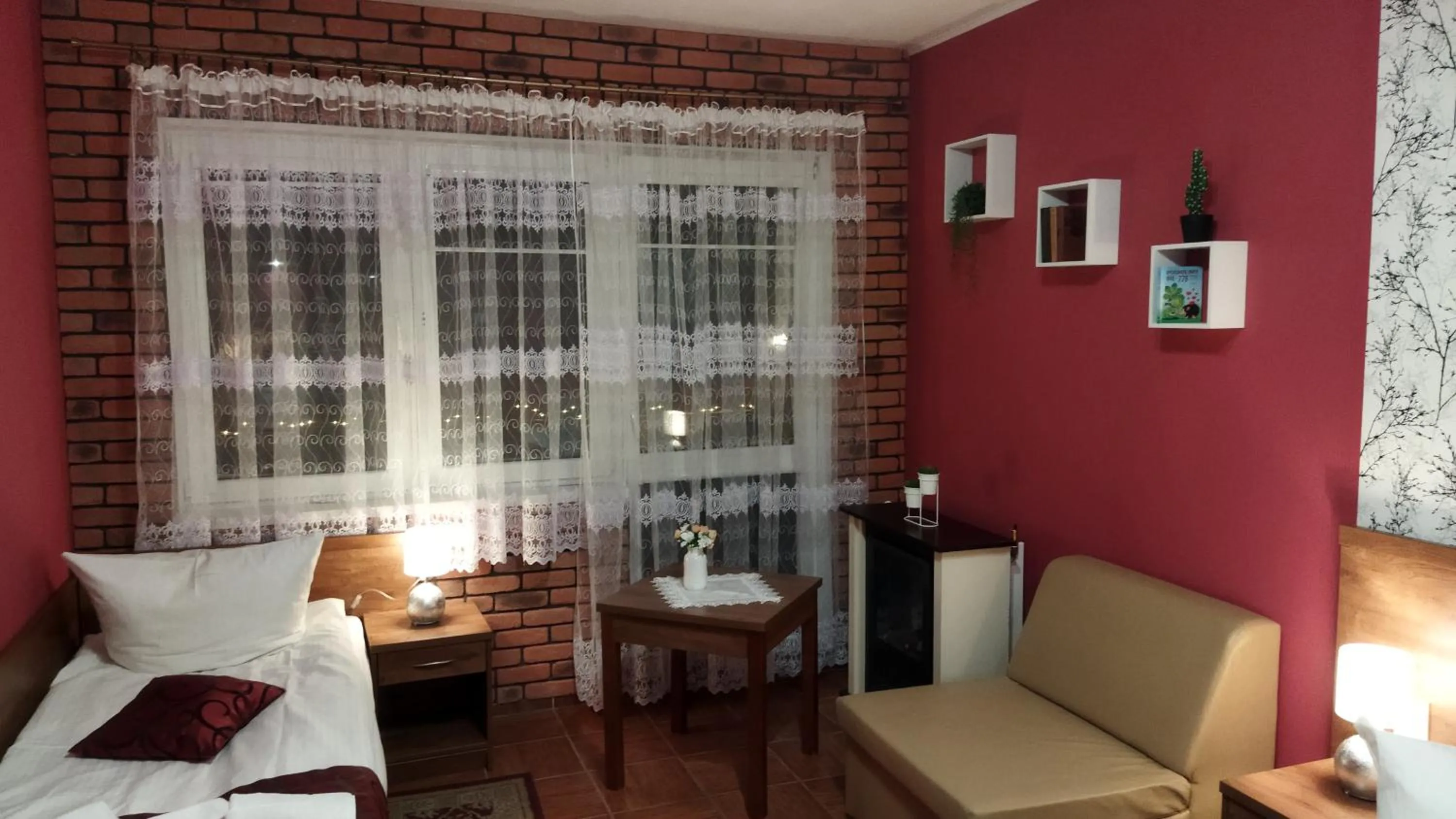 Seating area in Pensjonat Zielone Wzgórze w Bolesławowie