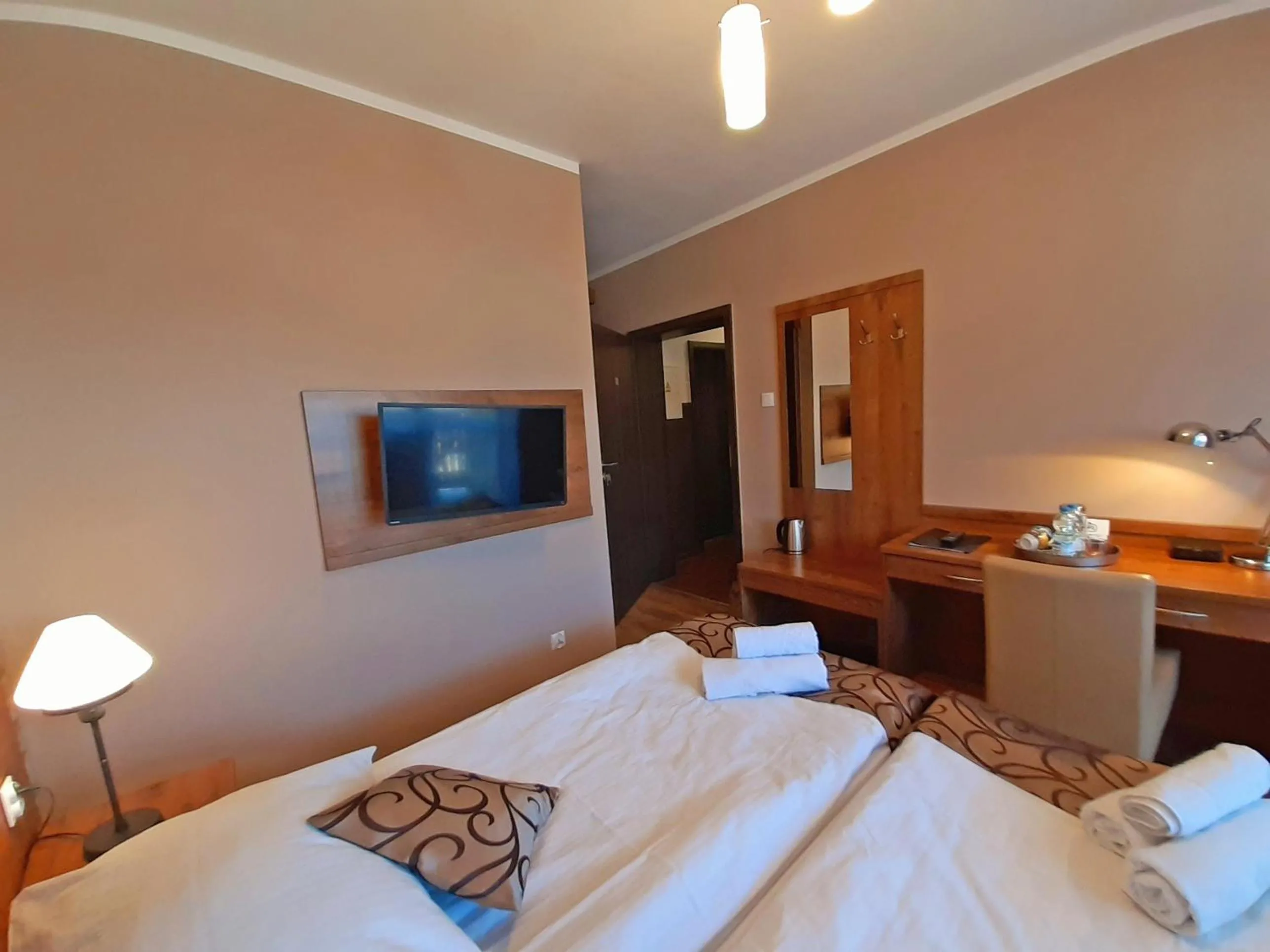 Bed in Pensjonat Zielone Wzgórze w Bolesławowie