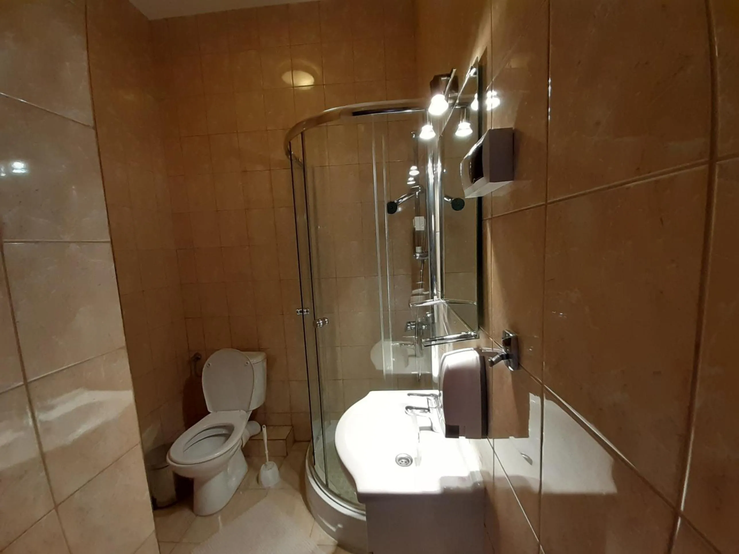 Shower in Pensjonat Zielone Wzgórze w Bolesławowie