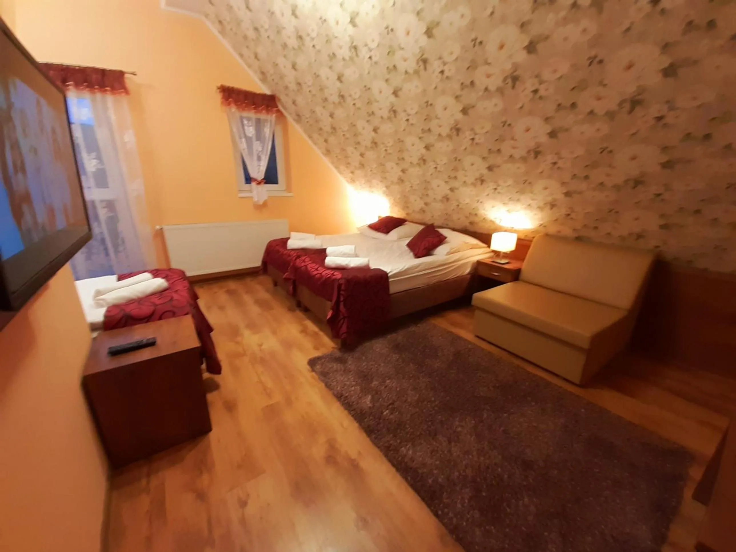 Bed in Pensjonat Zielone Wzgórze w Bolesławowie