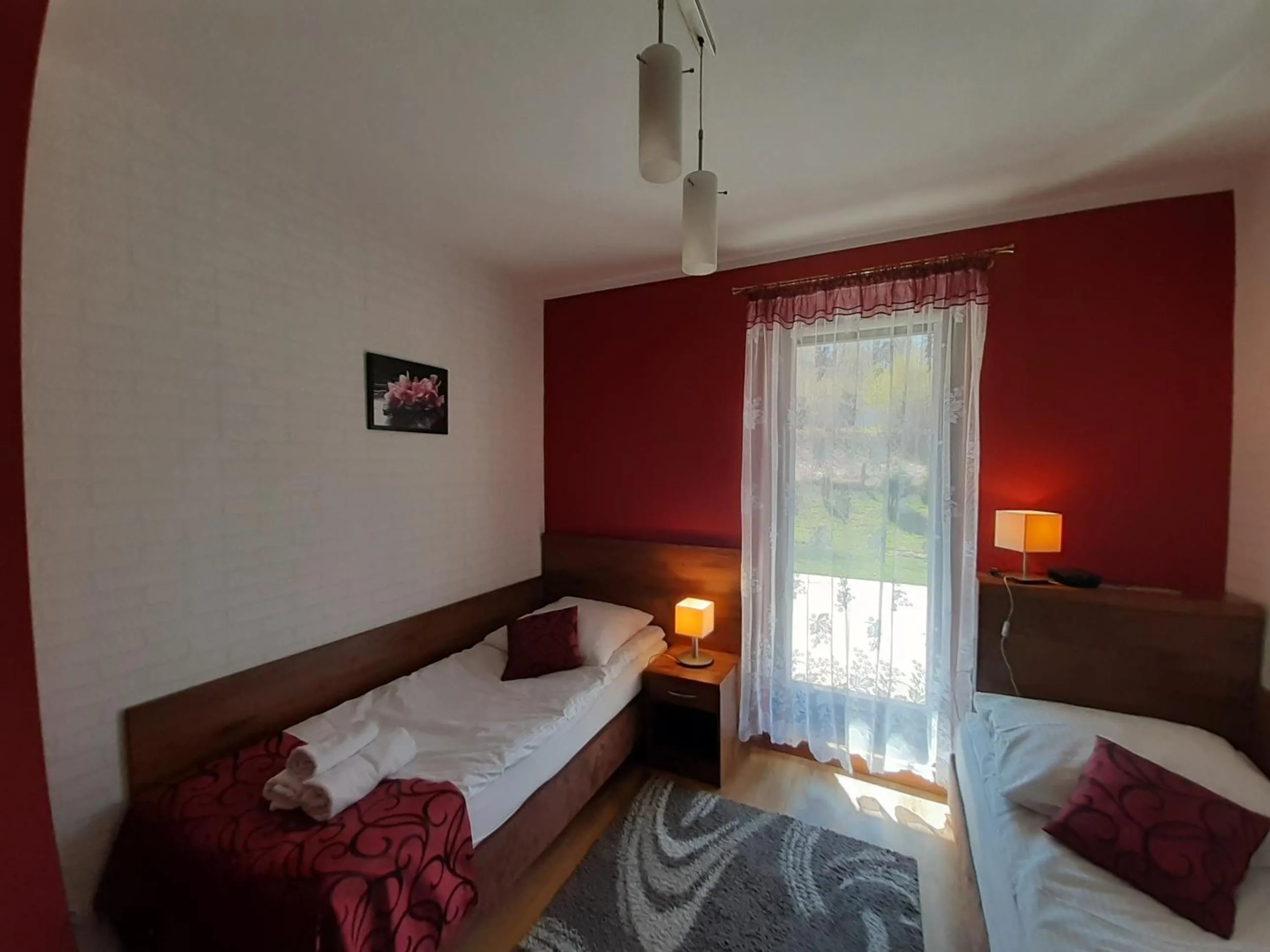 Bed in Pensjonat Zielone Wzgórze w Bolesławowie