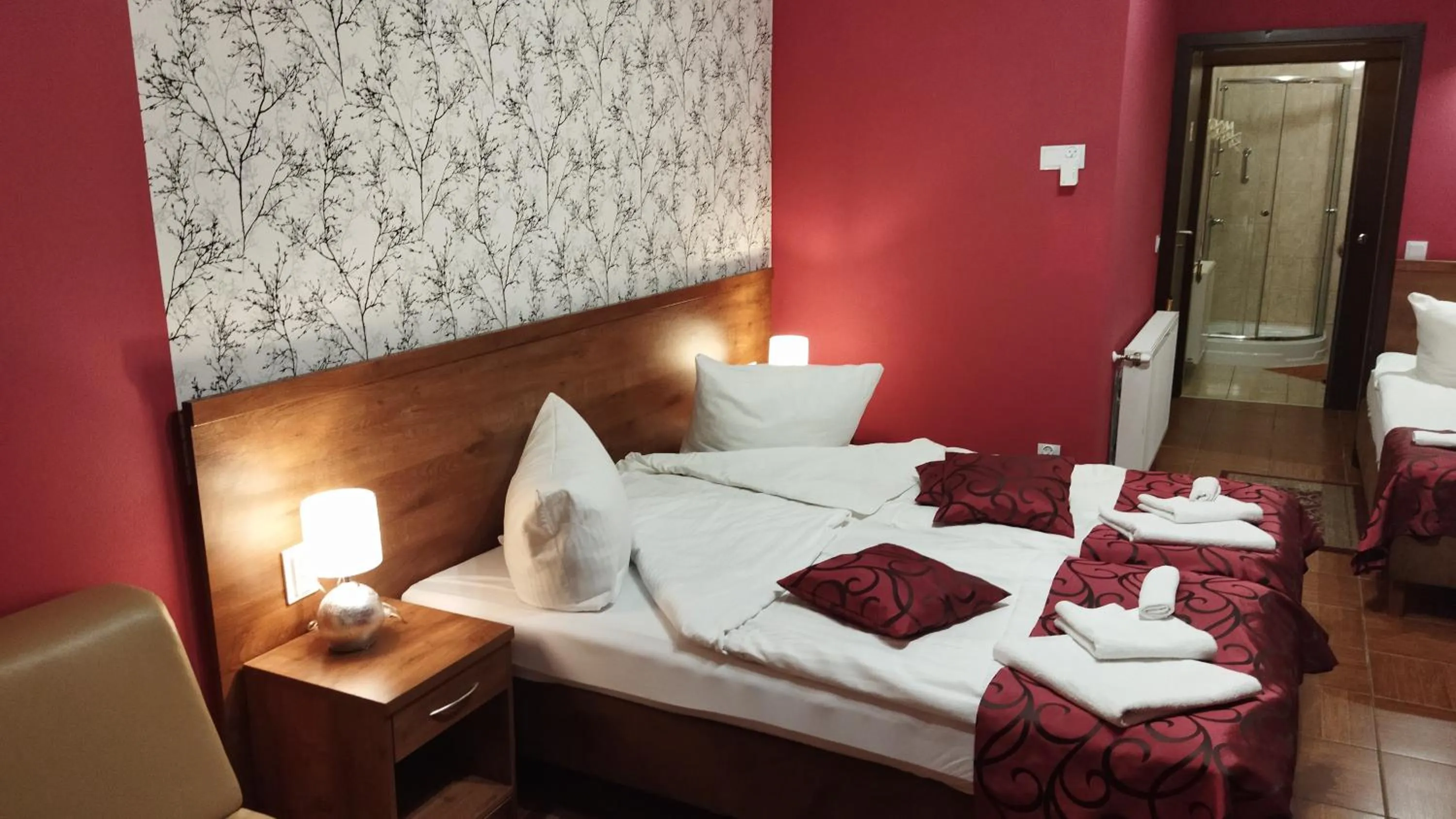 Bed in Pensjonat Zielone Wzgórze w Bolesławowie