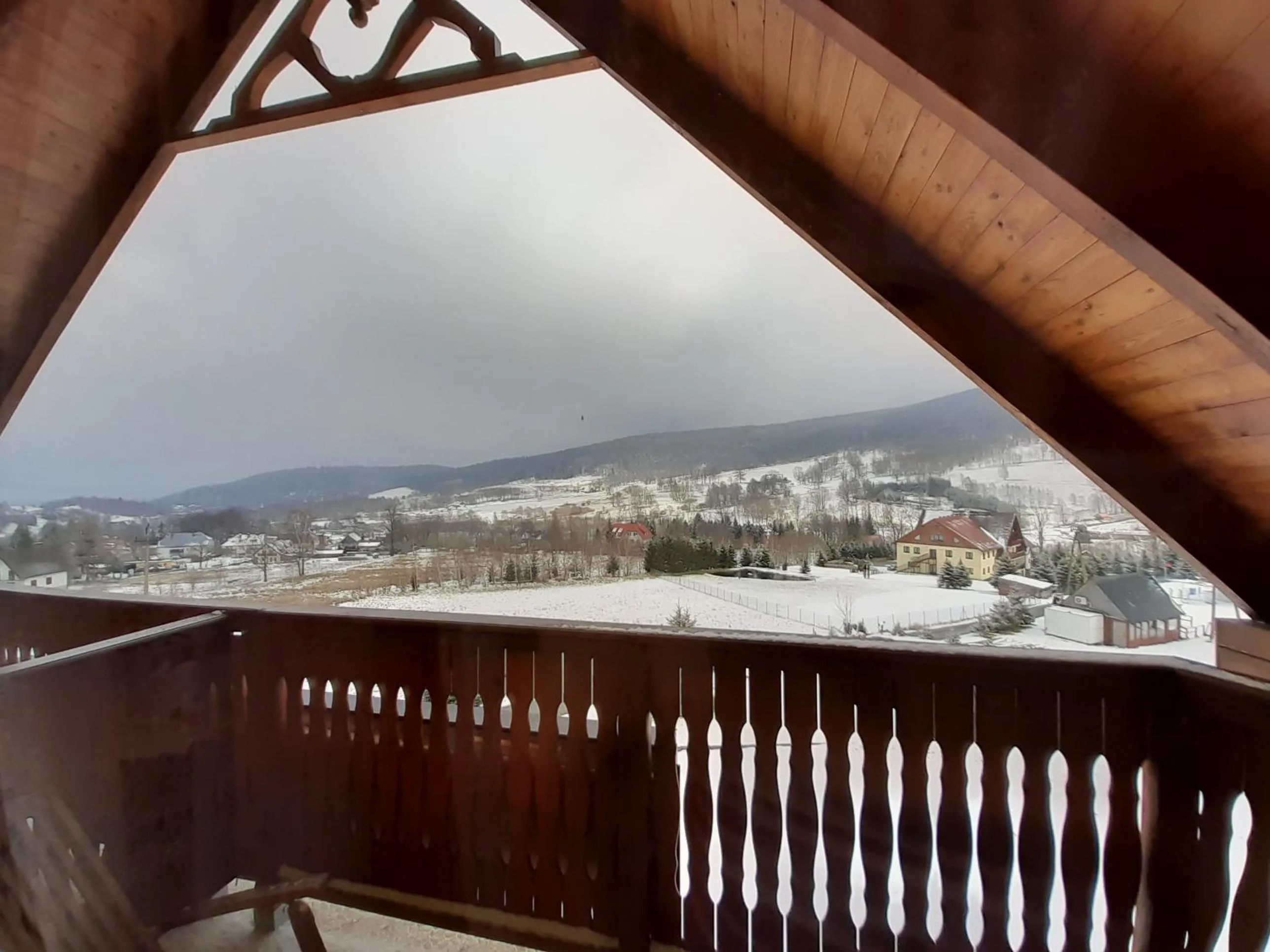 Winter in Pensjonat Zielone Wzgórze w Bolesławowie
