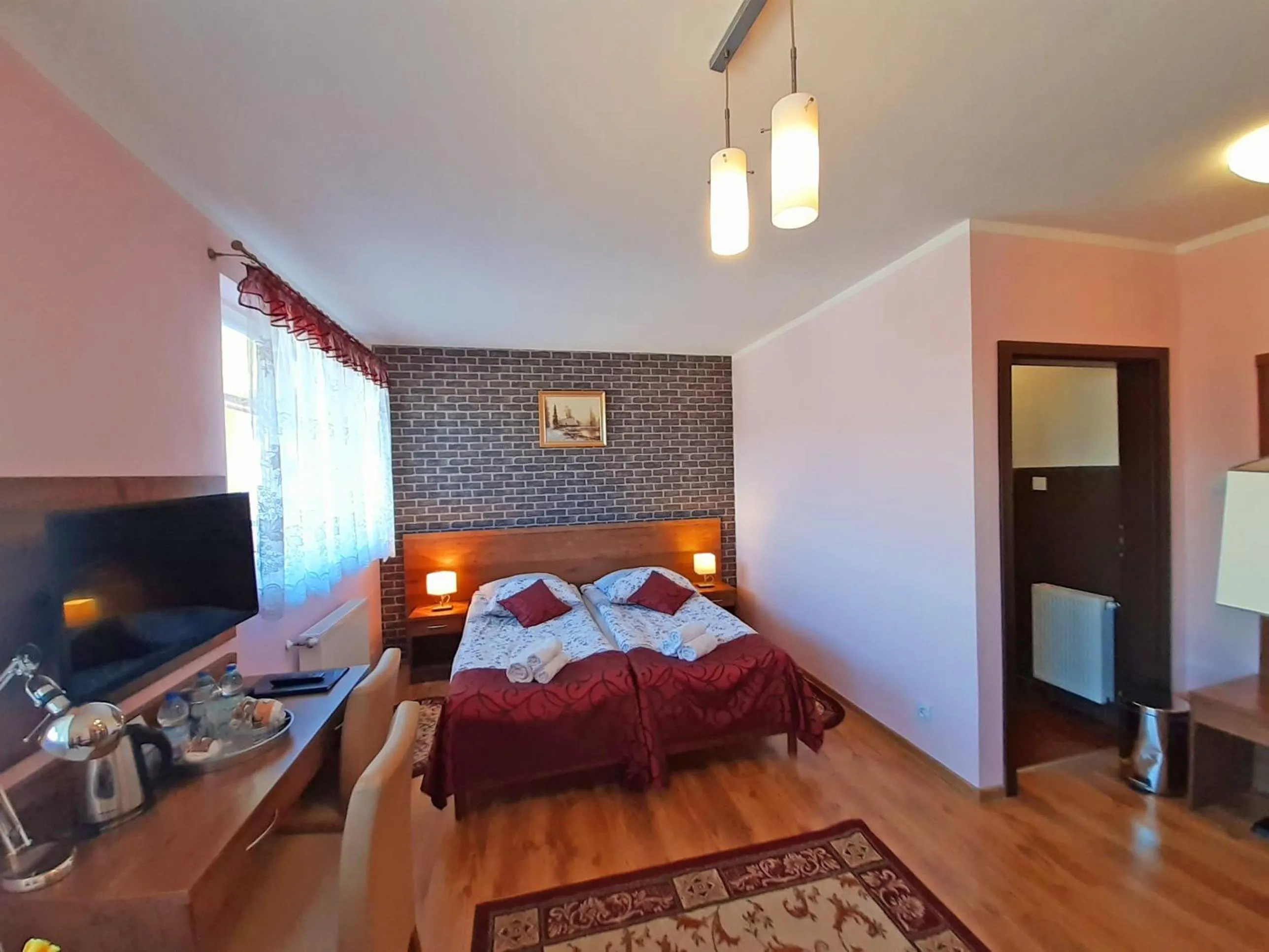 Photo of the whole room, Bed in Pensjonat Zielone Wzgórze w Bolesławowie