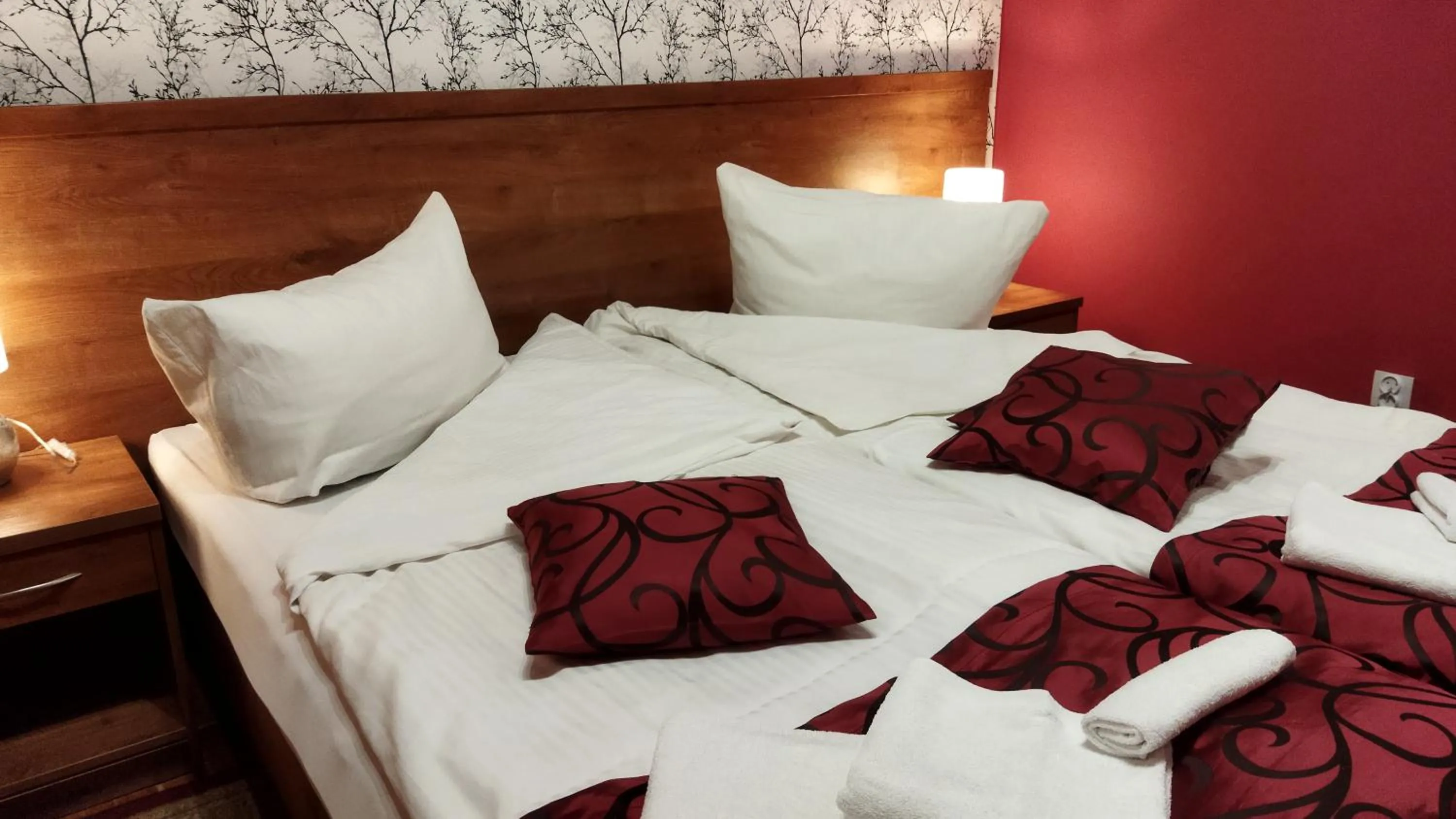 Bed in Pensjonat Zielone Wzgórze w Bolesławowie