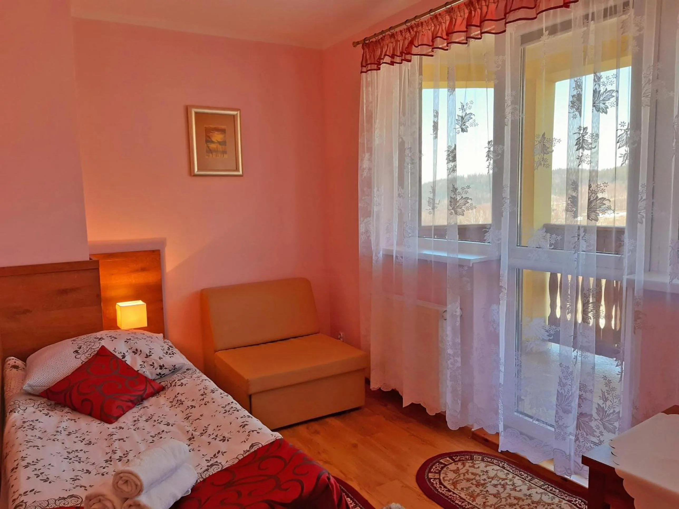 Bed in Pensjonat Zielone Wzgórze w Bolesławowie