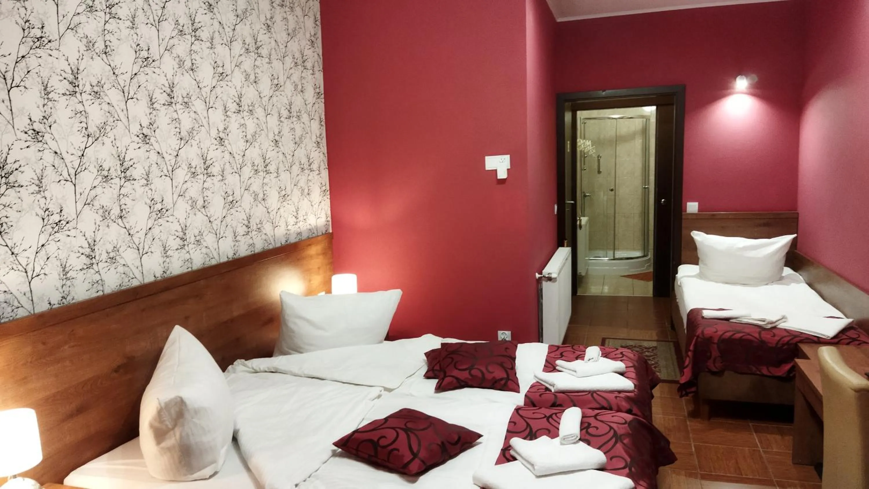 Bed in Pensjonat Zielone Wzgórze w Bolesławowie