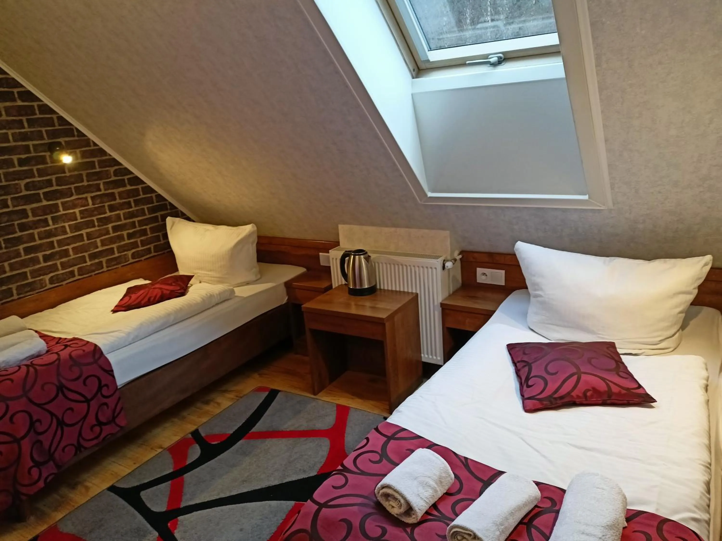 Bed in Pensjonat Zielone Wzgórze w Bolesławowie