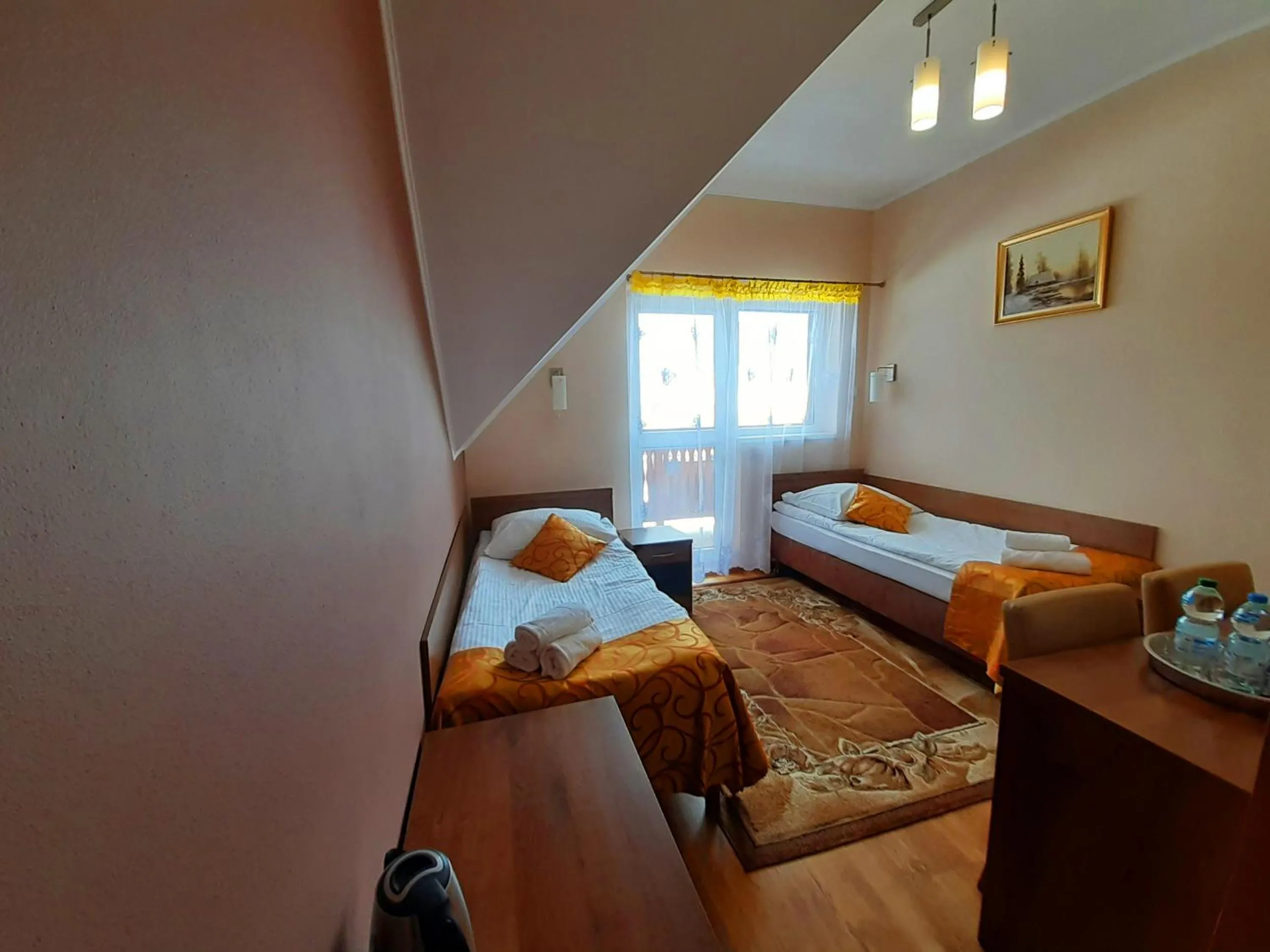 Bed in Pensjonat Zielone Wzgórze w Bolesławowie