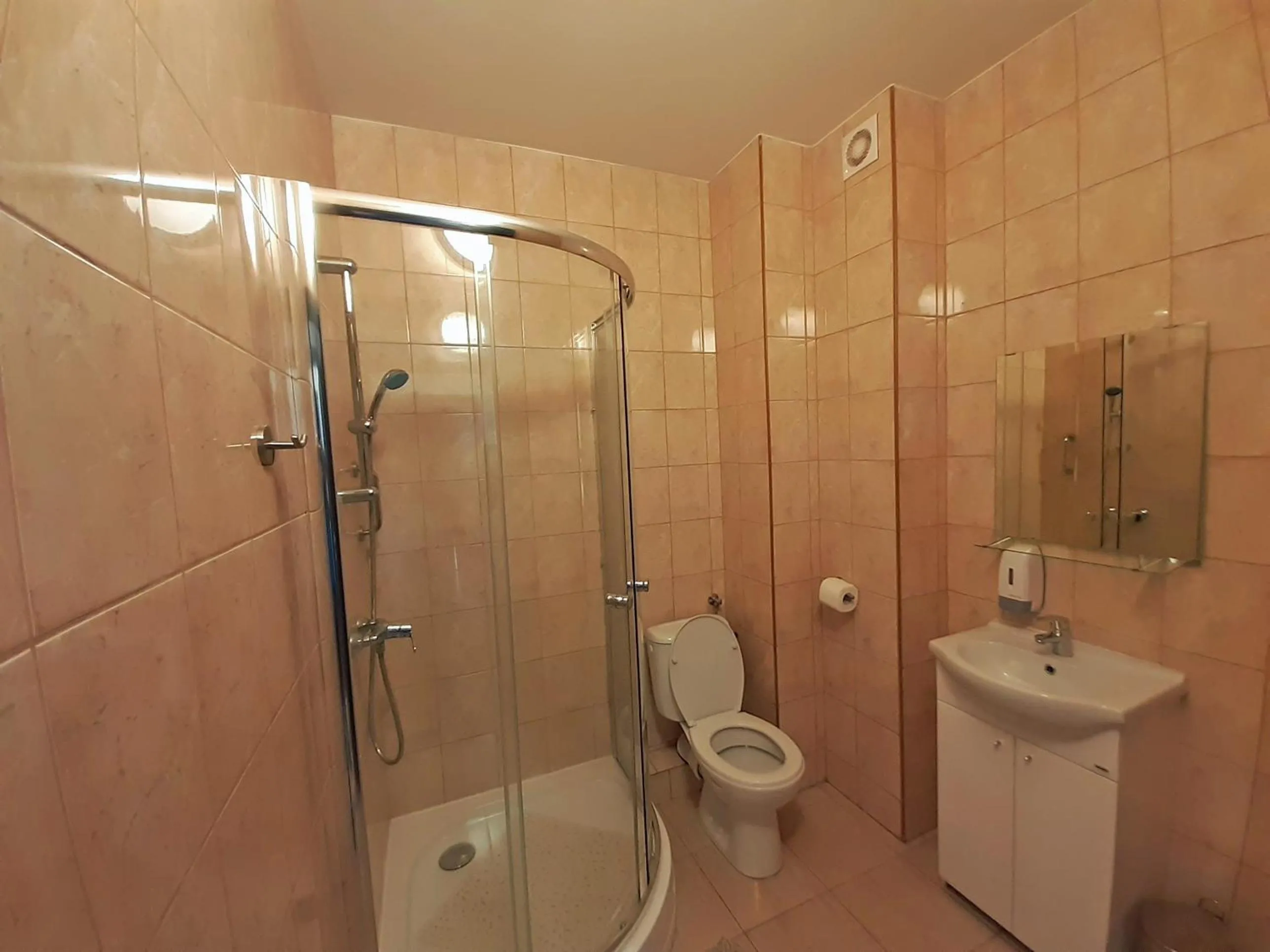 Shower in Pensjonat Zielone Wzgórze w Bolesławowie