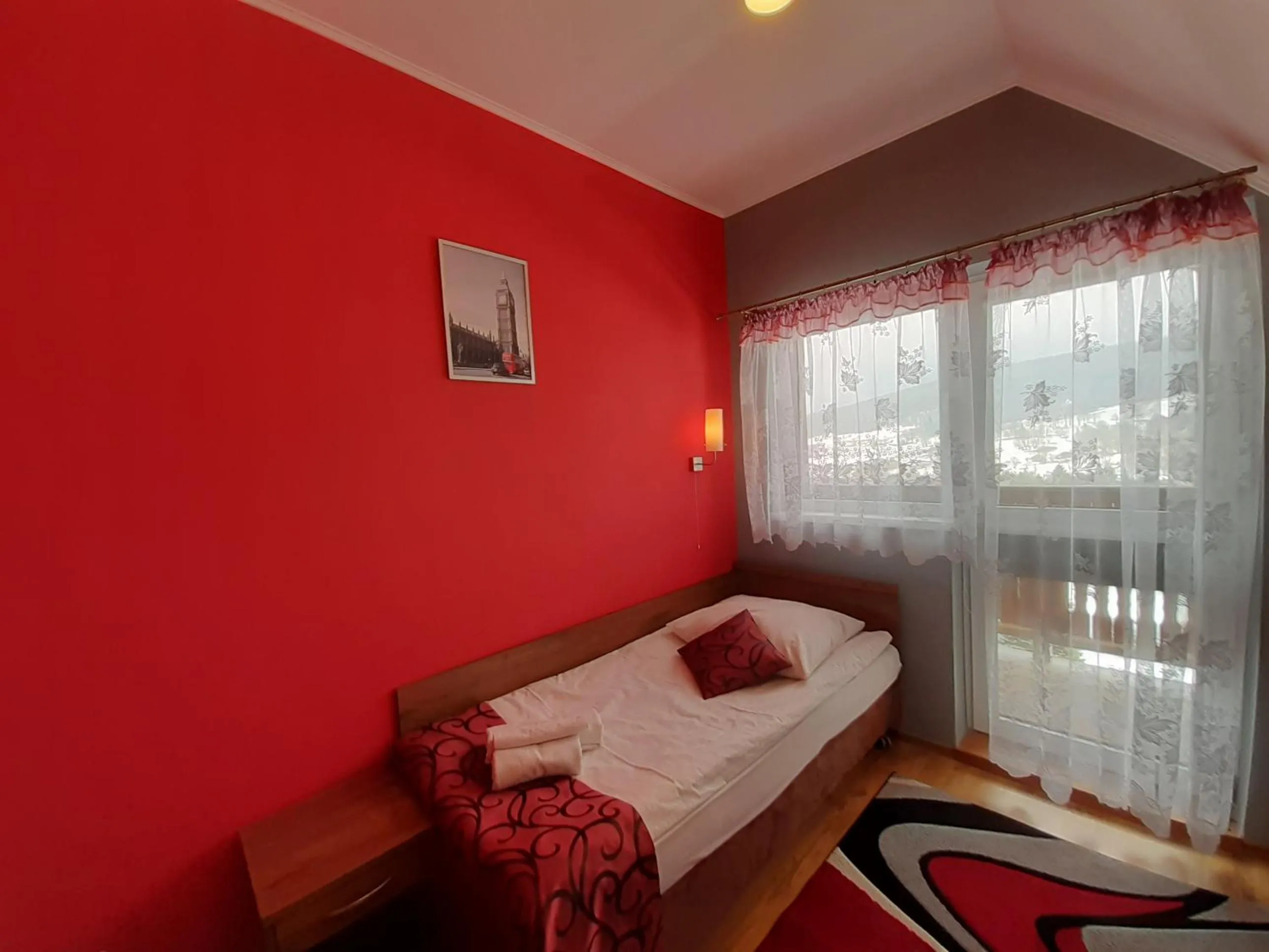Bed in Pensjonat Zielone Wzgórze w Bolesławowie