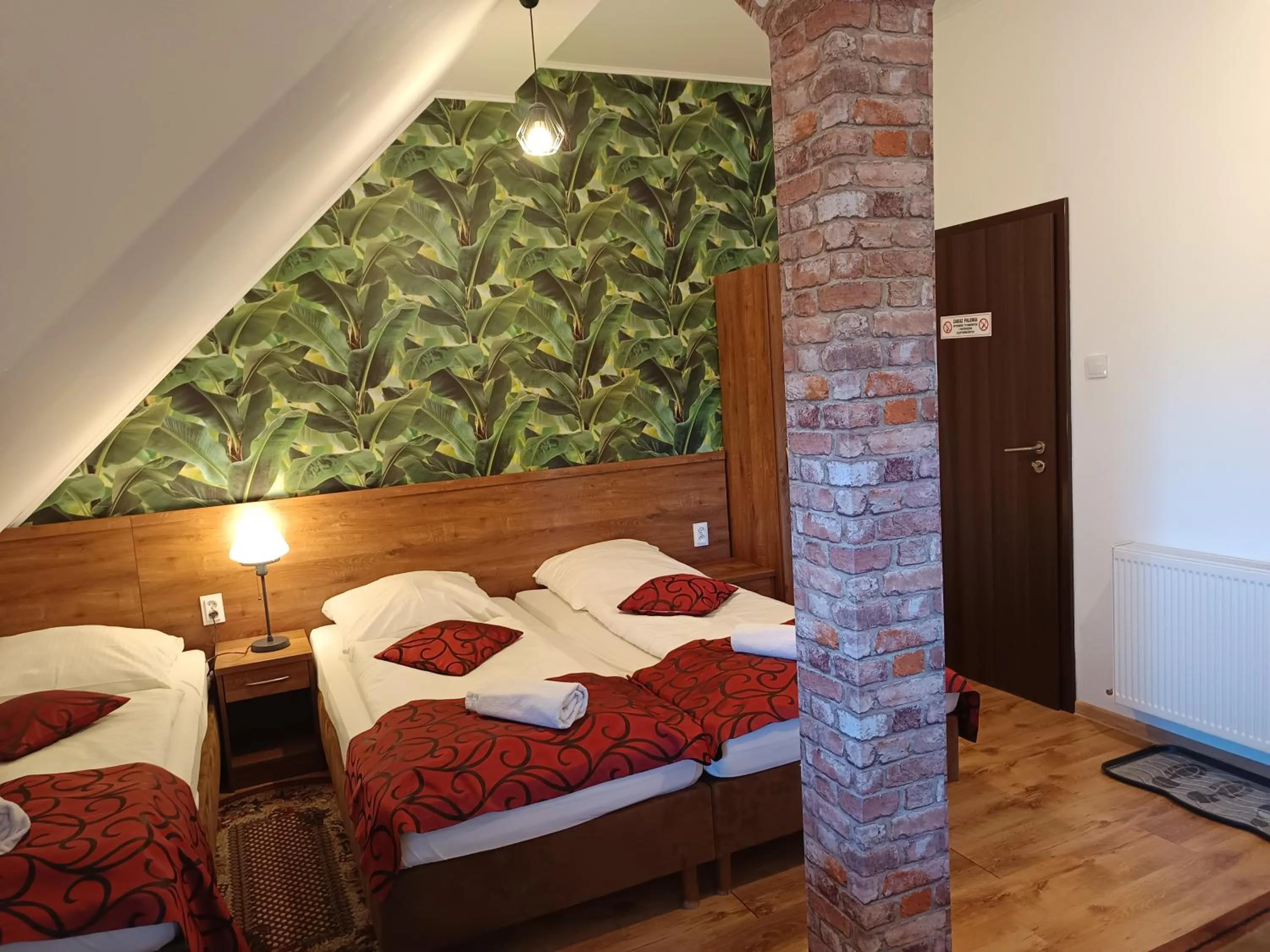 Bed in Pensjonat Zielone Wzgórze w Bolesławowie