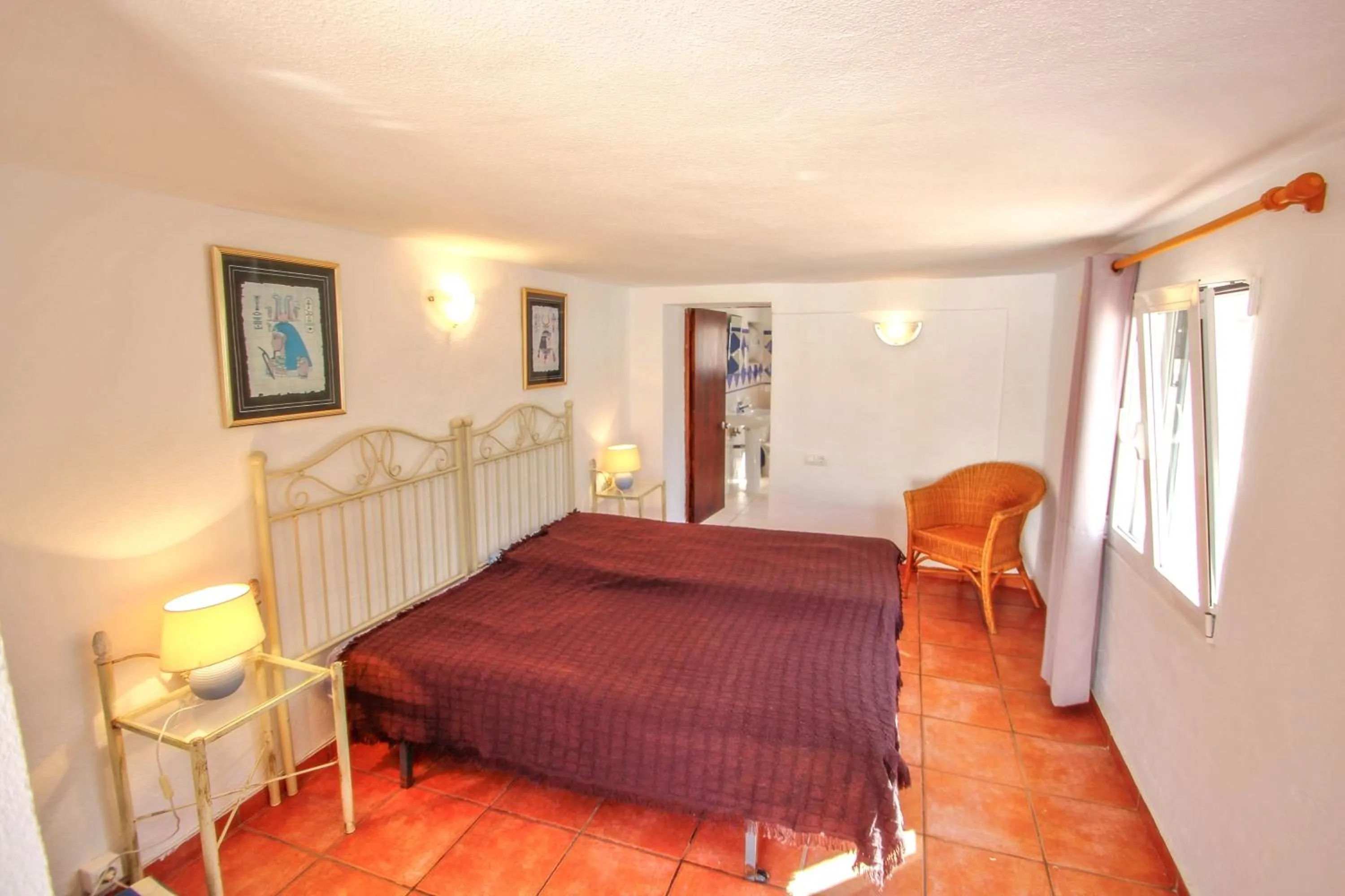 Bed in Mabruka - charming, Finca style holiday villa in Benissa
