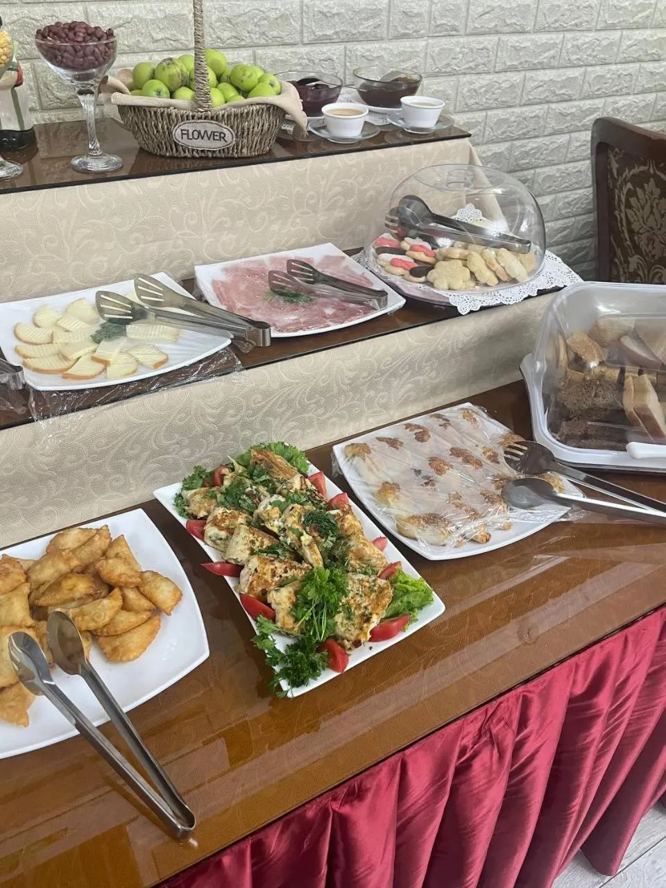 Breakfast in Orzu Hotel