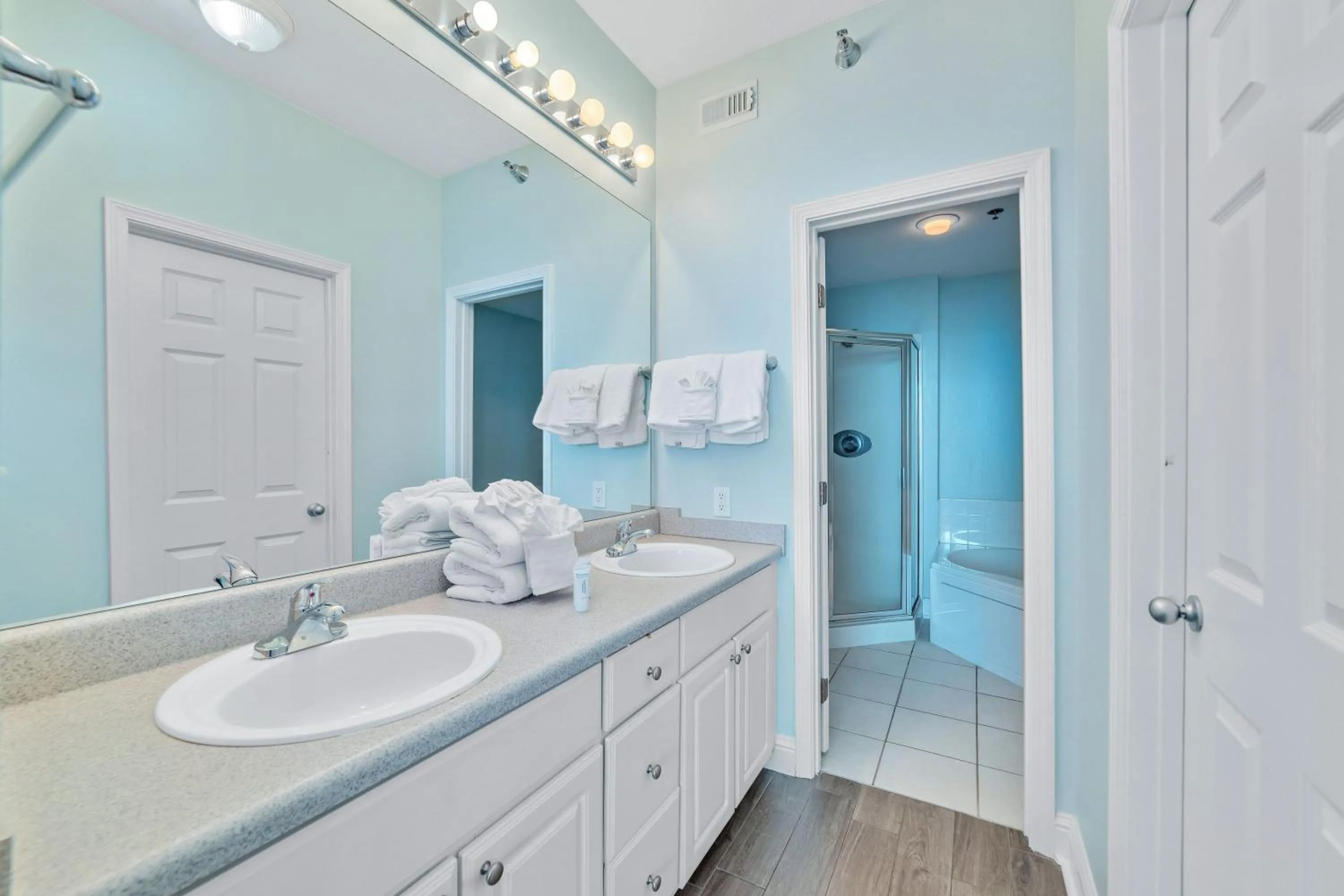 Bathroom in Lighthouse Condos Gulf Shores