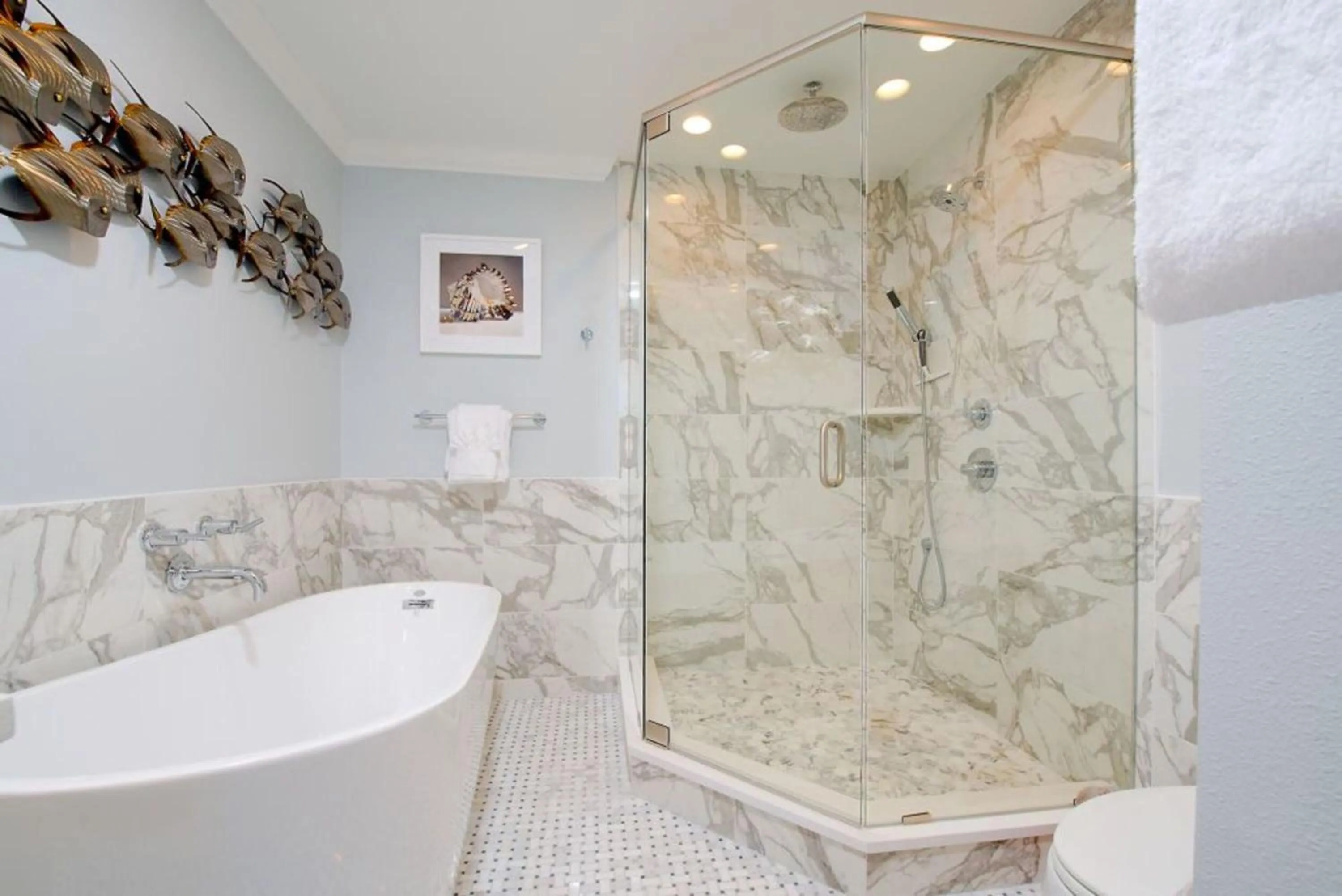 Bathroom in Lighthouse Condos Gulf Shores