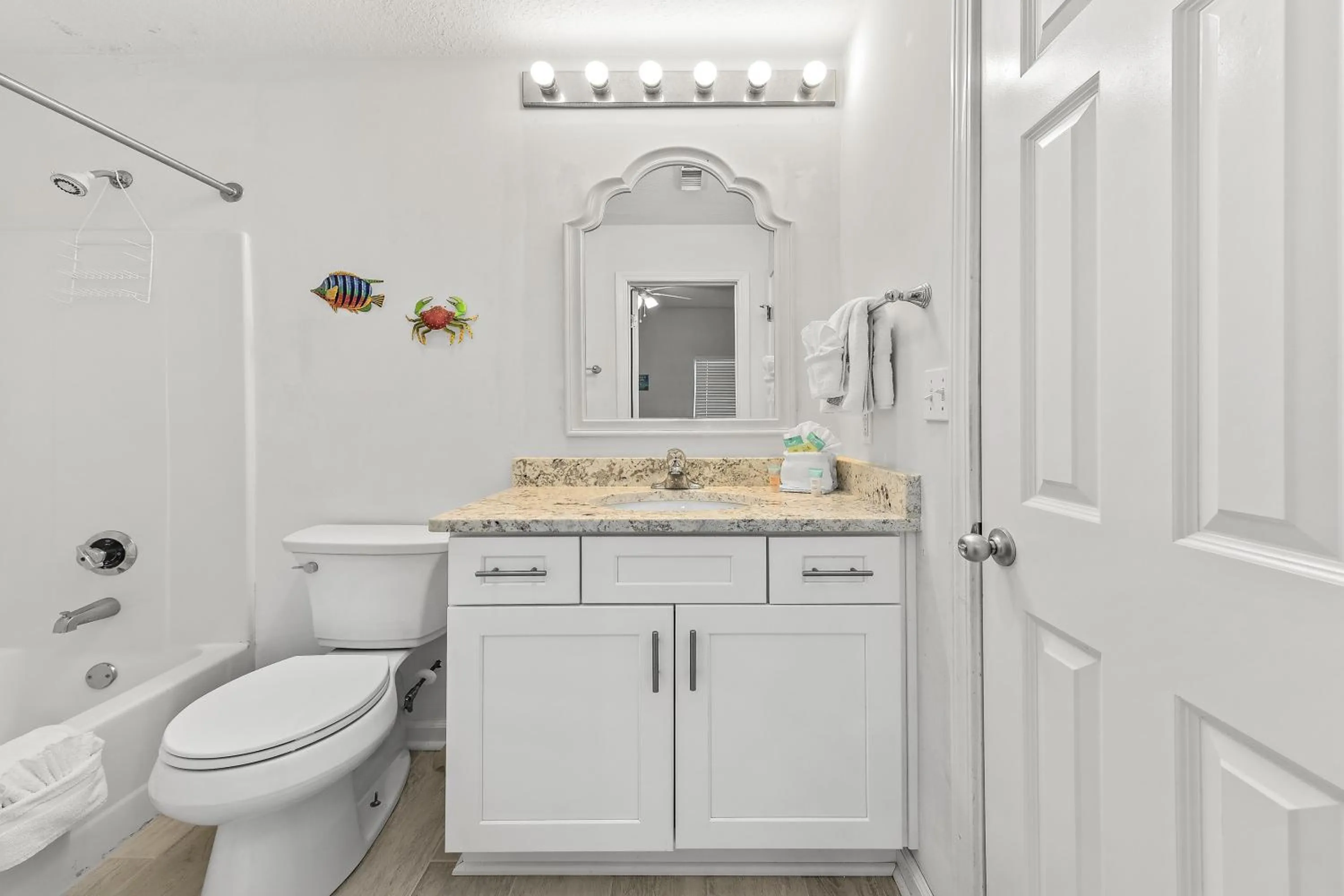 Toilet in Lighthouse Condos Gulf Shores