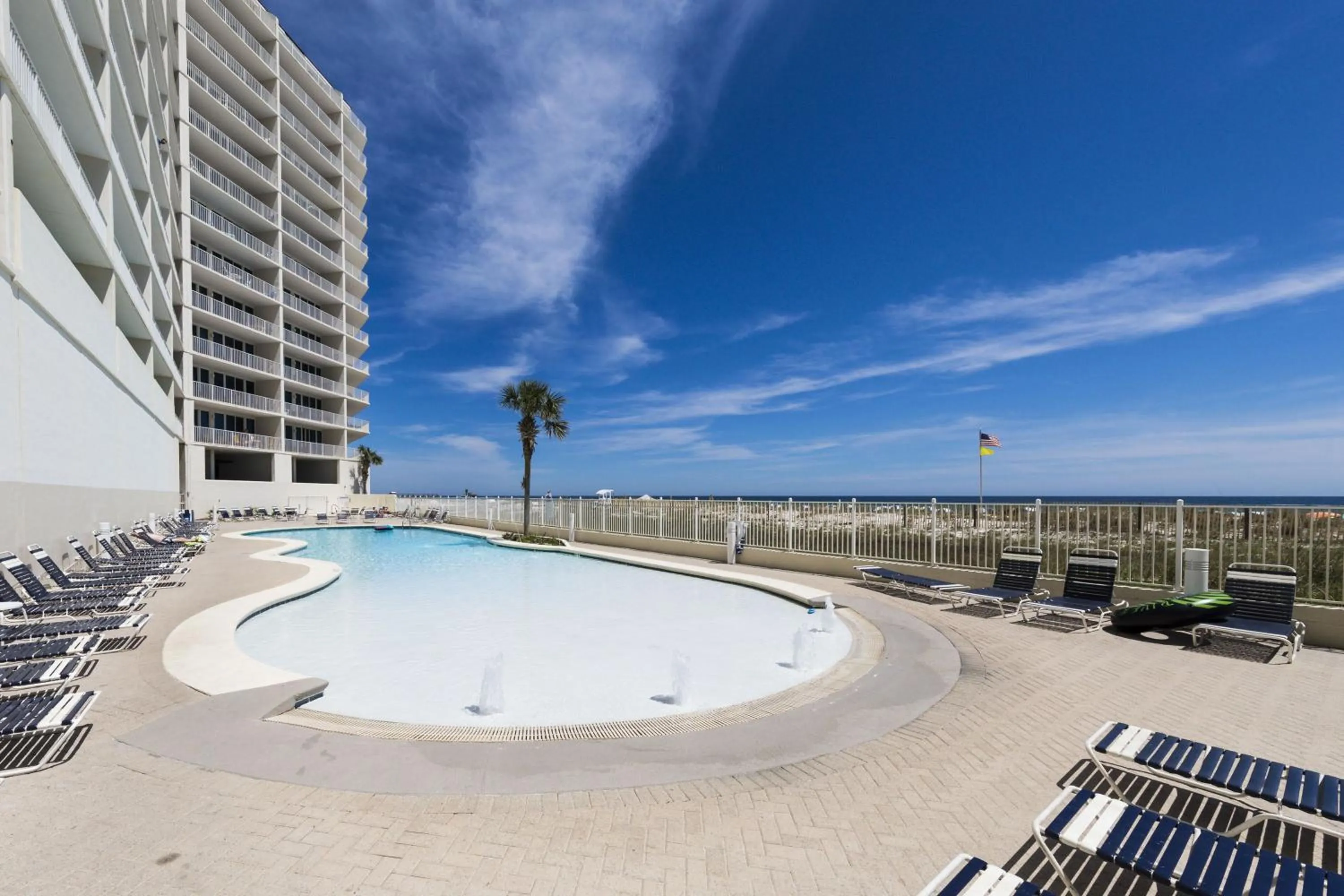 Swimming pool in Lighthouse Condos Gulf Shores