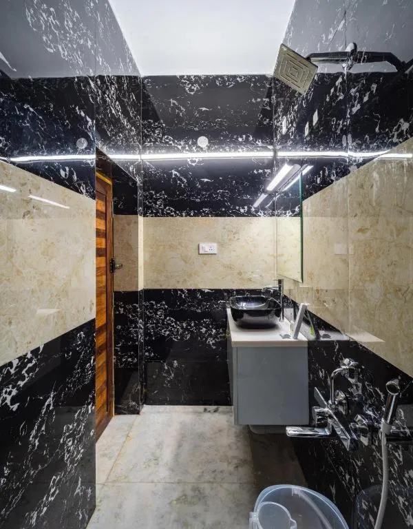 Bathroom in AR Phalazzo Resort and Banquets