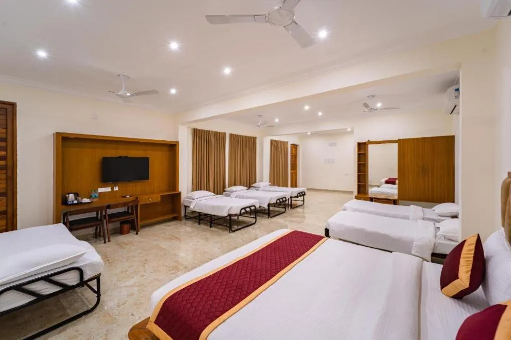 Coffee/tea facilities, Bed in AR Phalazzo Resort and Banquets