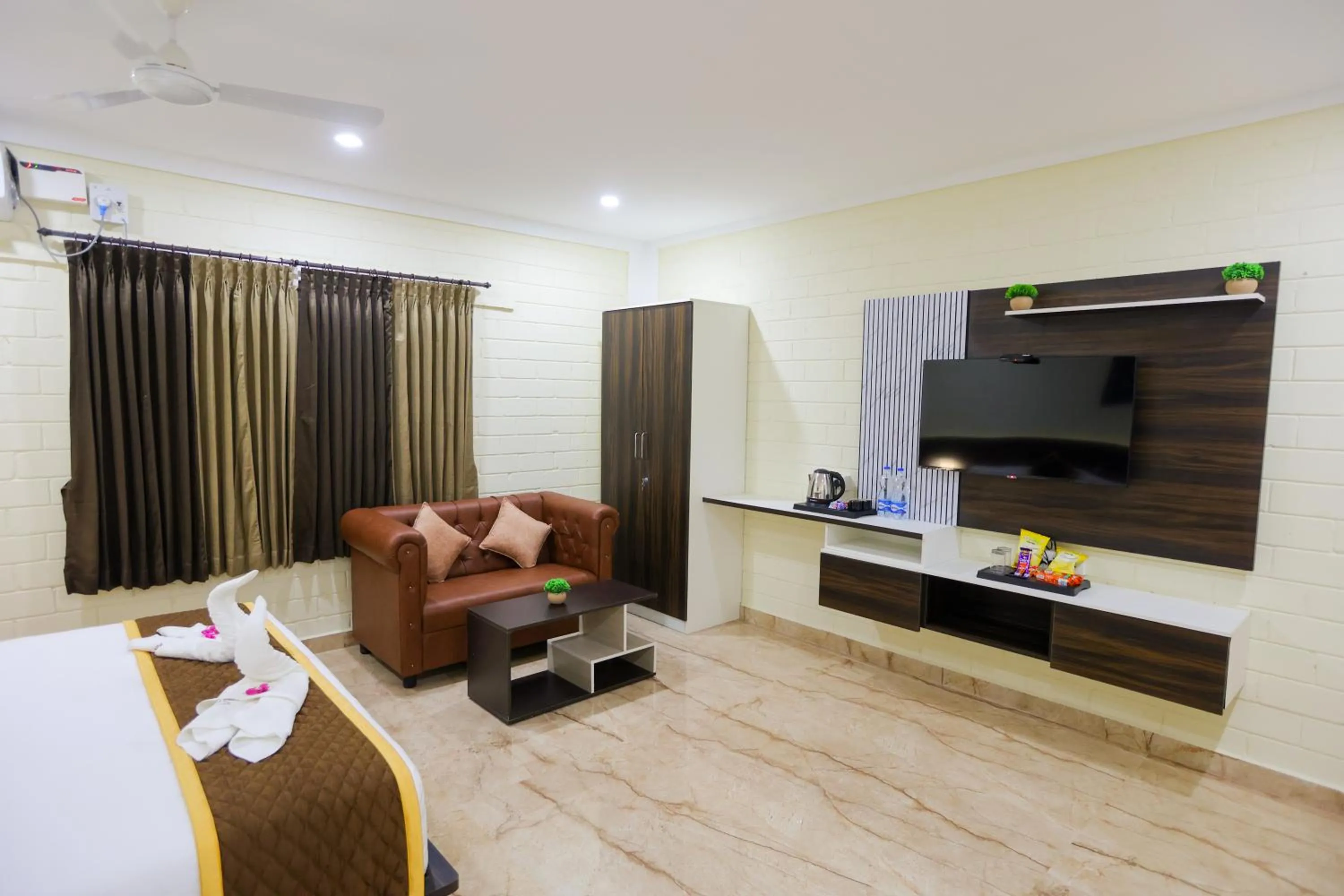 Bedroom in Boomerank Inn