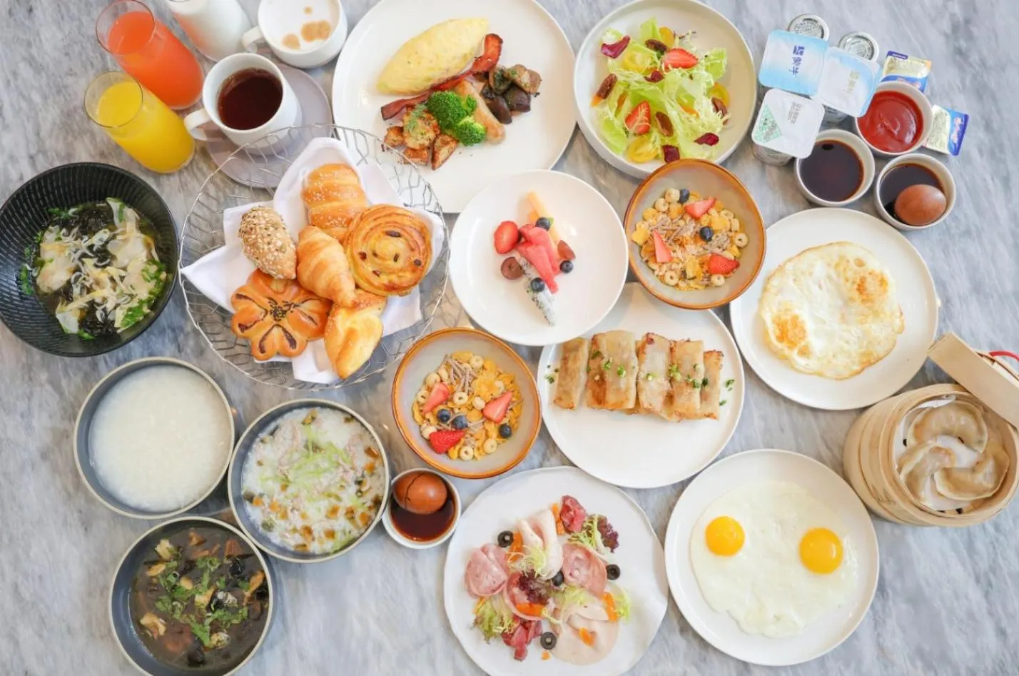 Breakfast in Luoyang Marriott Hotel