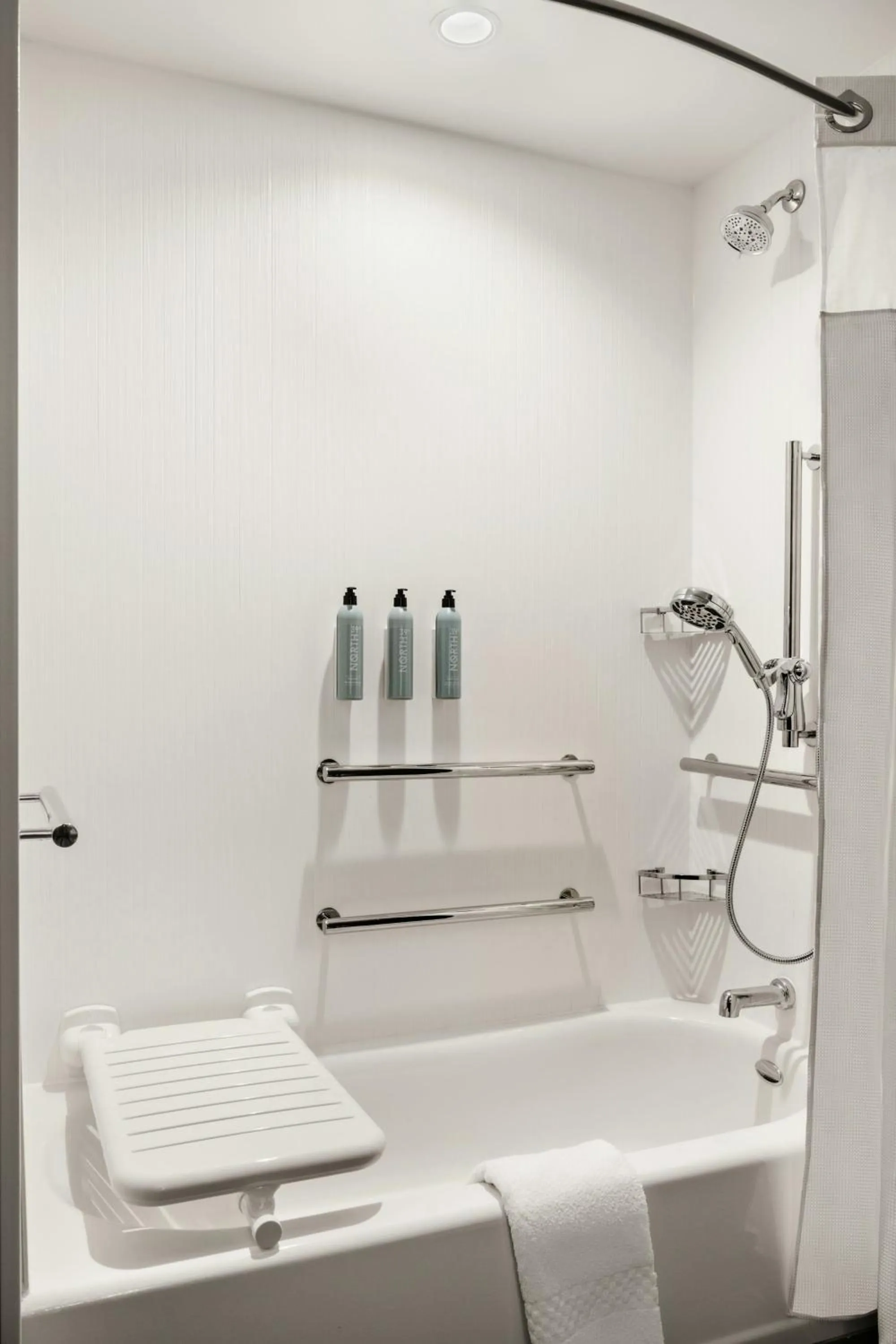 Bathroom in Courtyard by Marriott Milwaukee Brookfield at Poplar Creek