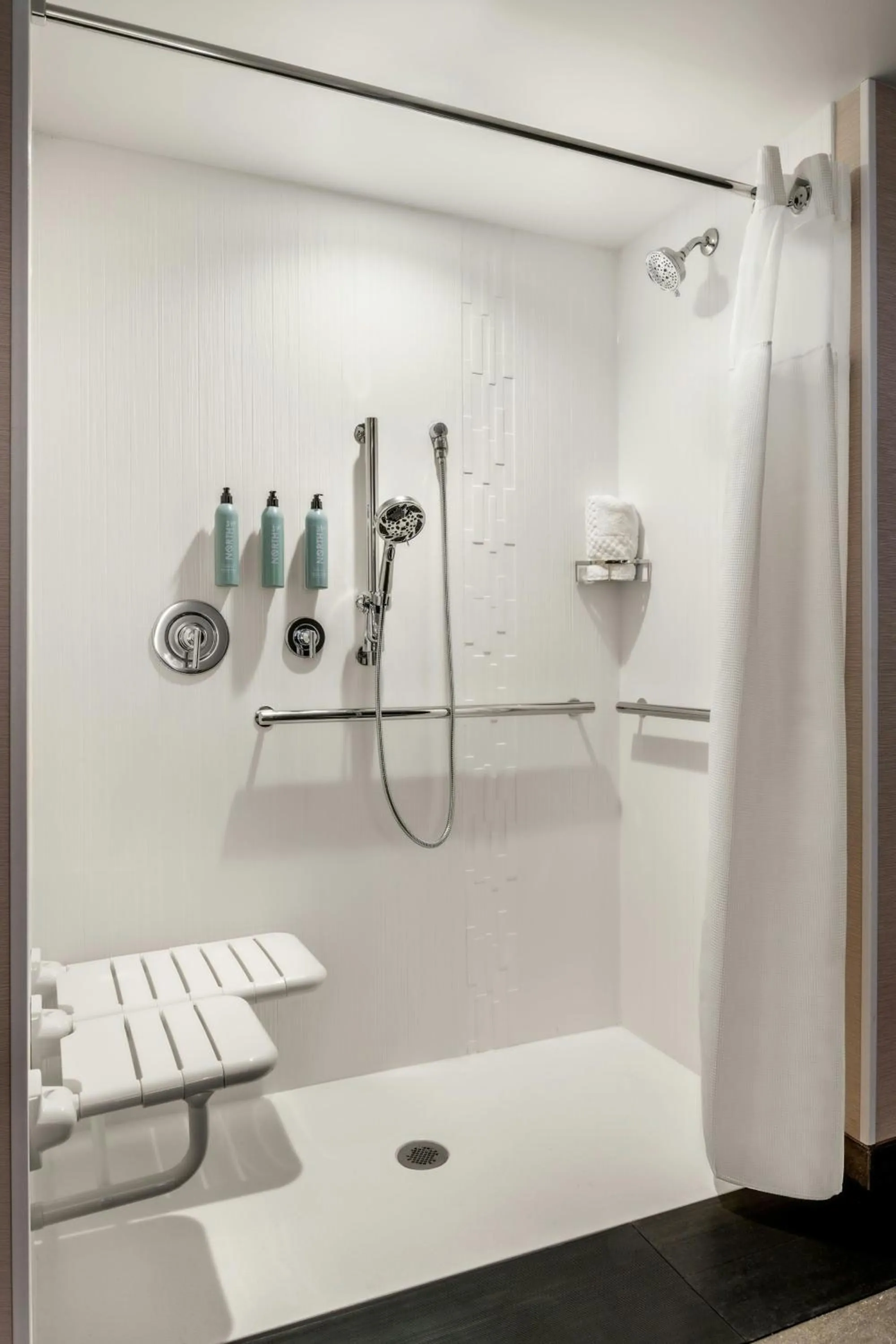 Bathroom in Courtyard by Marriott Milwaukee Brookfield at Poplar Creek