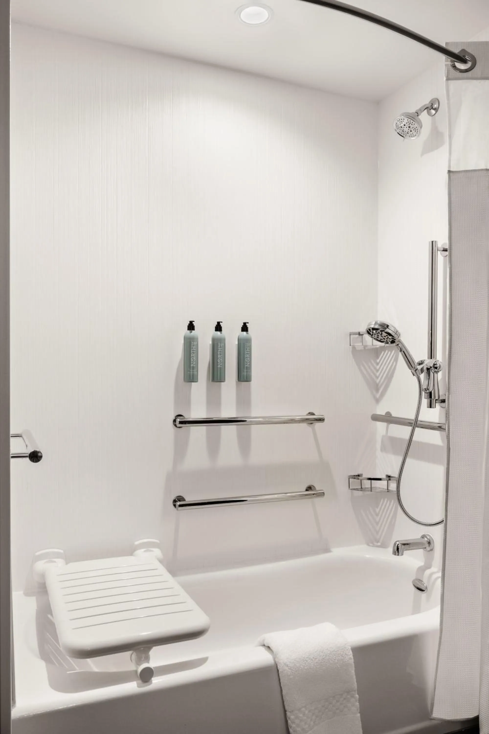 Bathroom in Courtyard by Marriott Milwaukee Brookfield at Poplar Creek