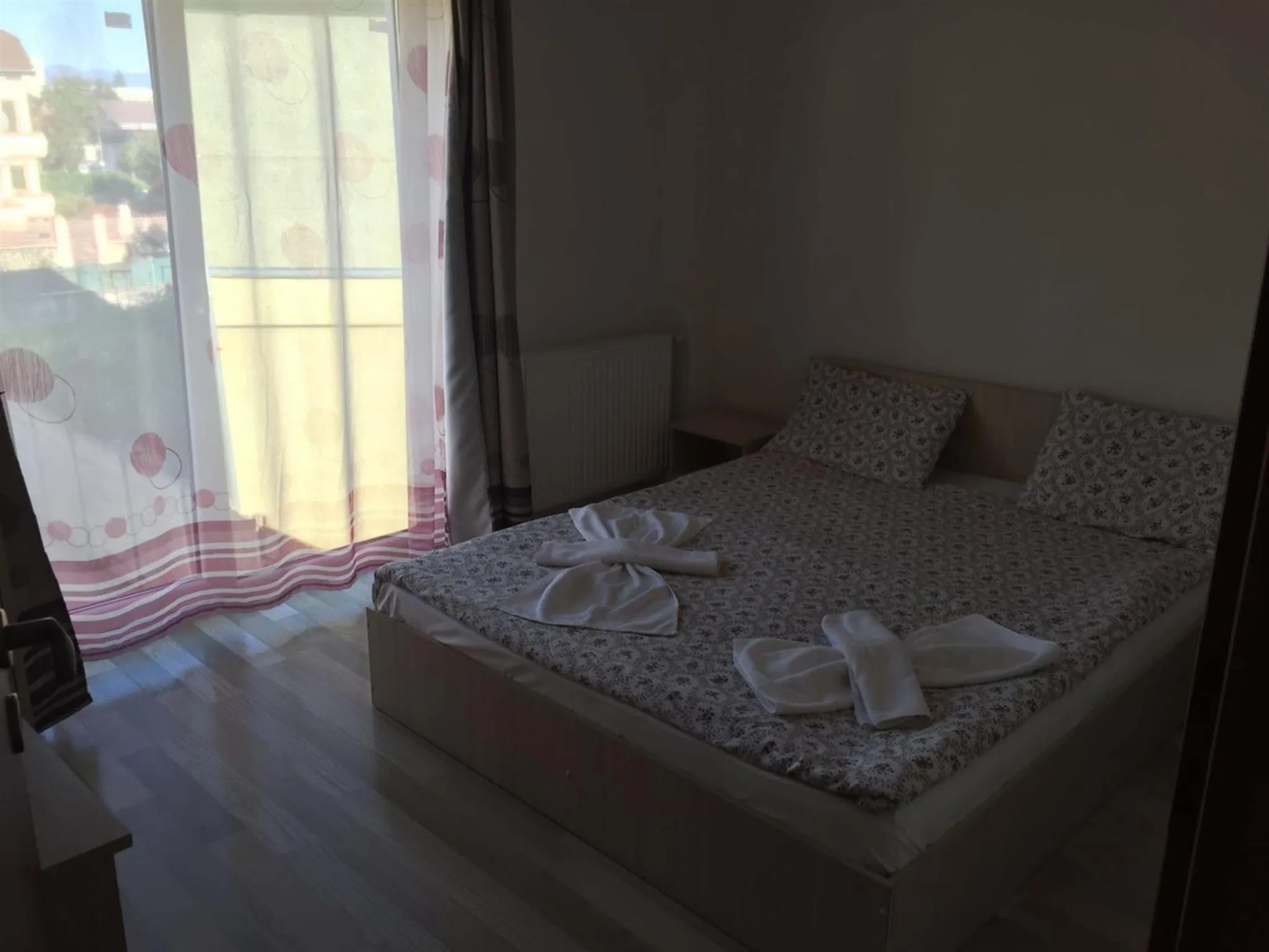 Bed in Hermann Apartments