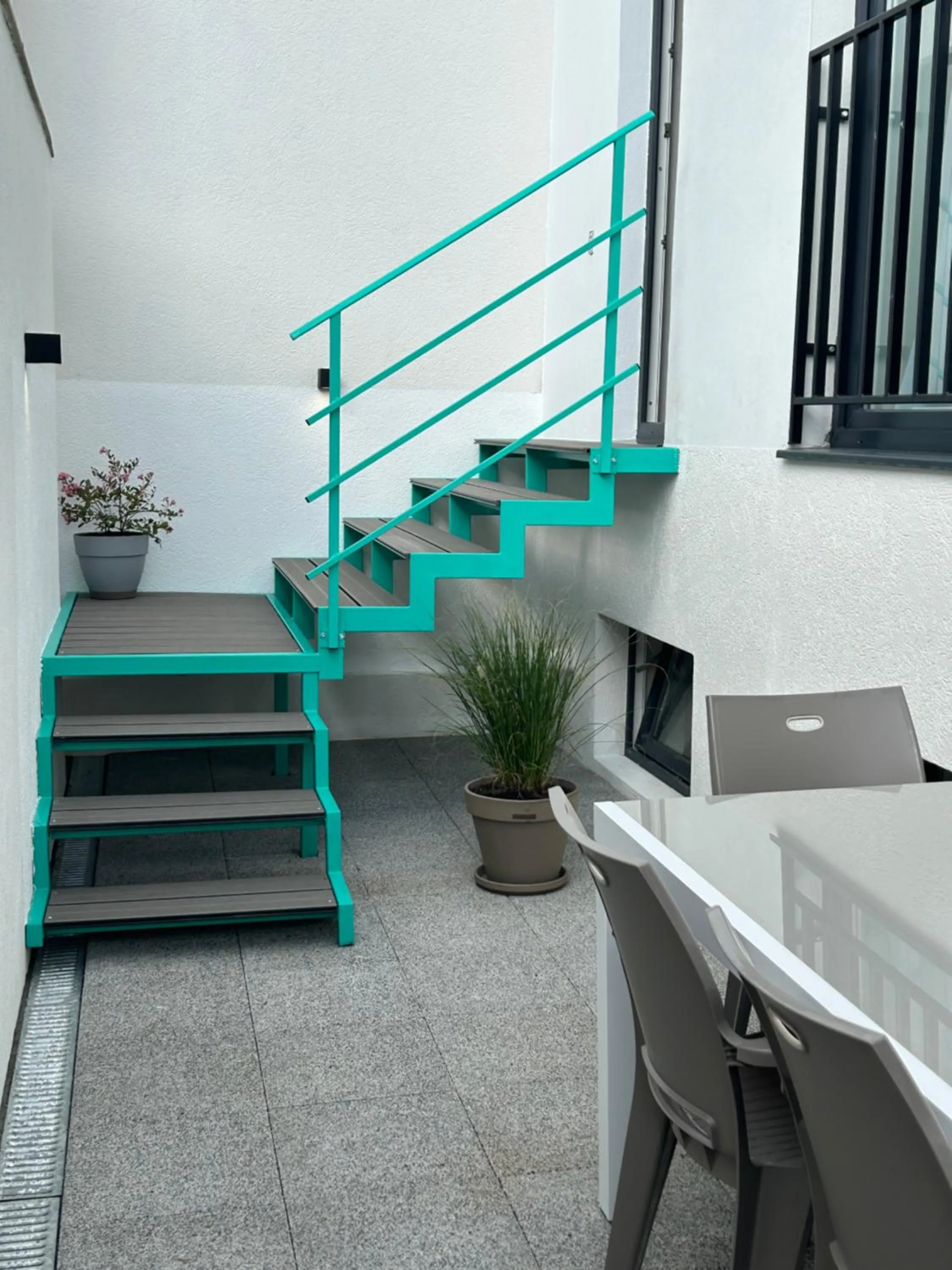 Balcony/Terrace in Hermann Apartments