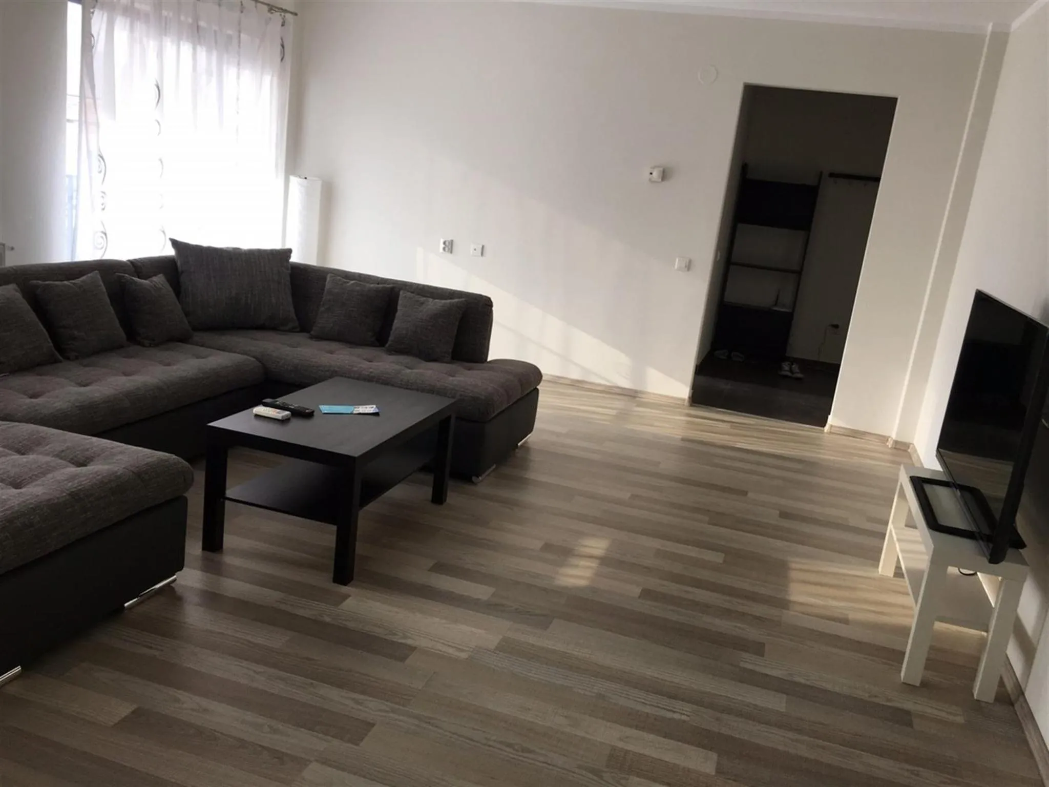 Living room in Hermann Apartments